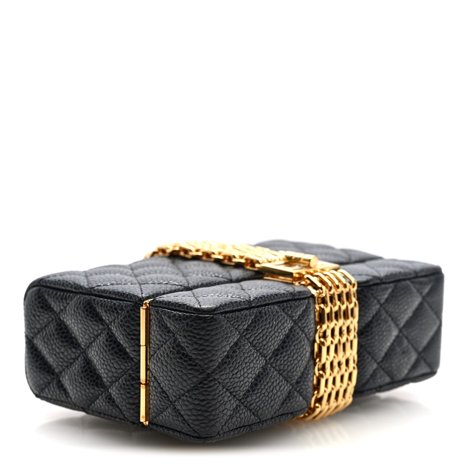 Caviar Quilted Reissue Lipstick Case Black