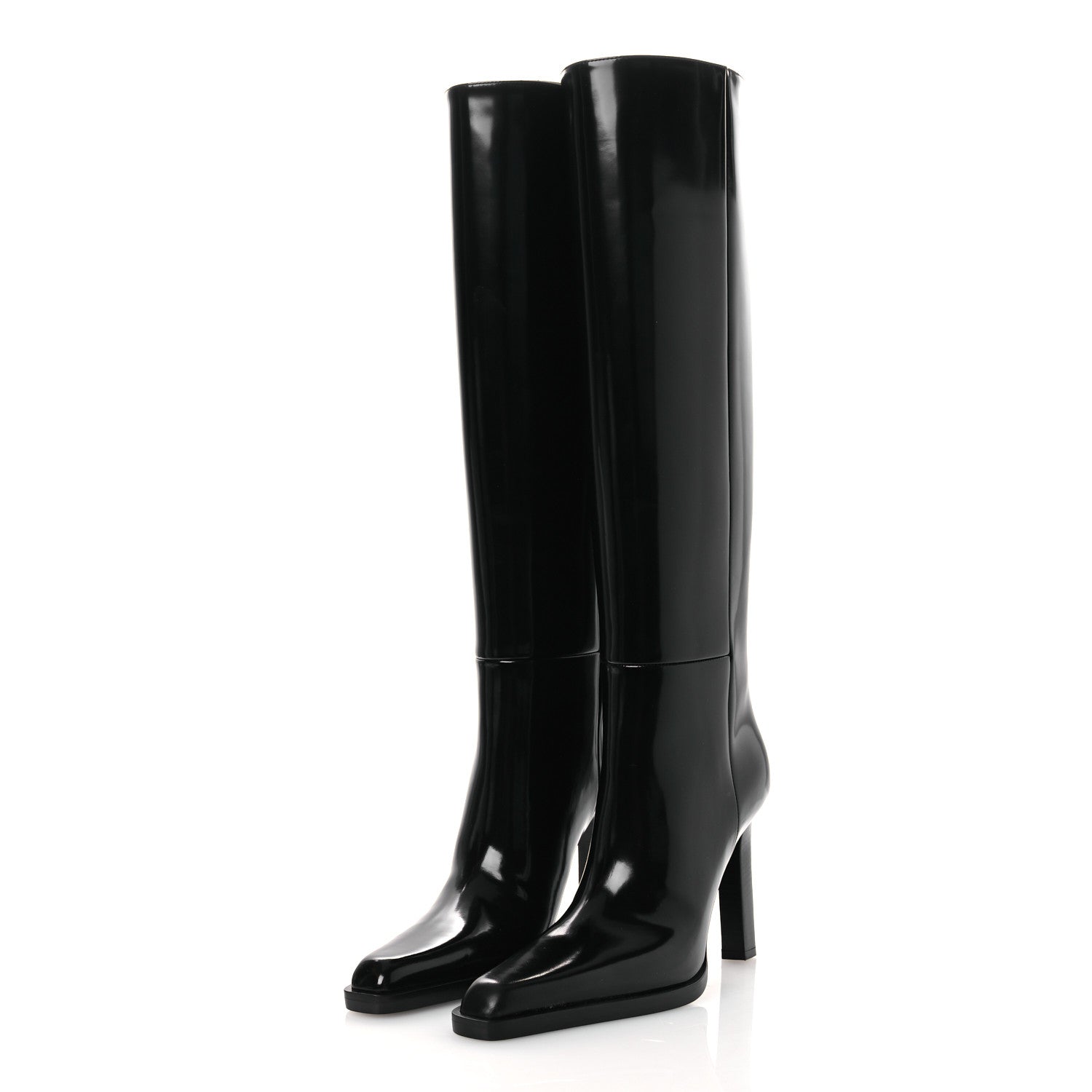 Vitello Marilyn Nina 95 Knee High Boots 38 Black
