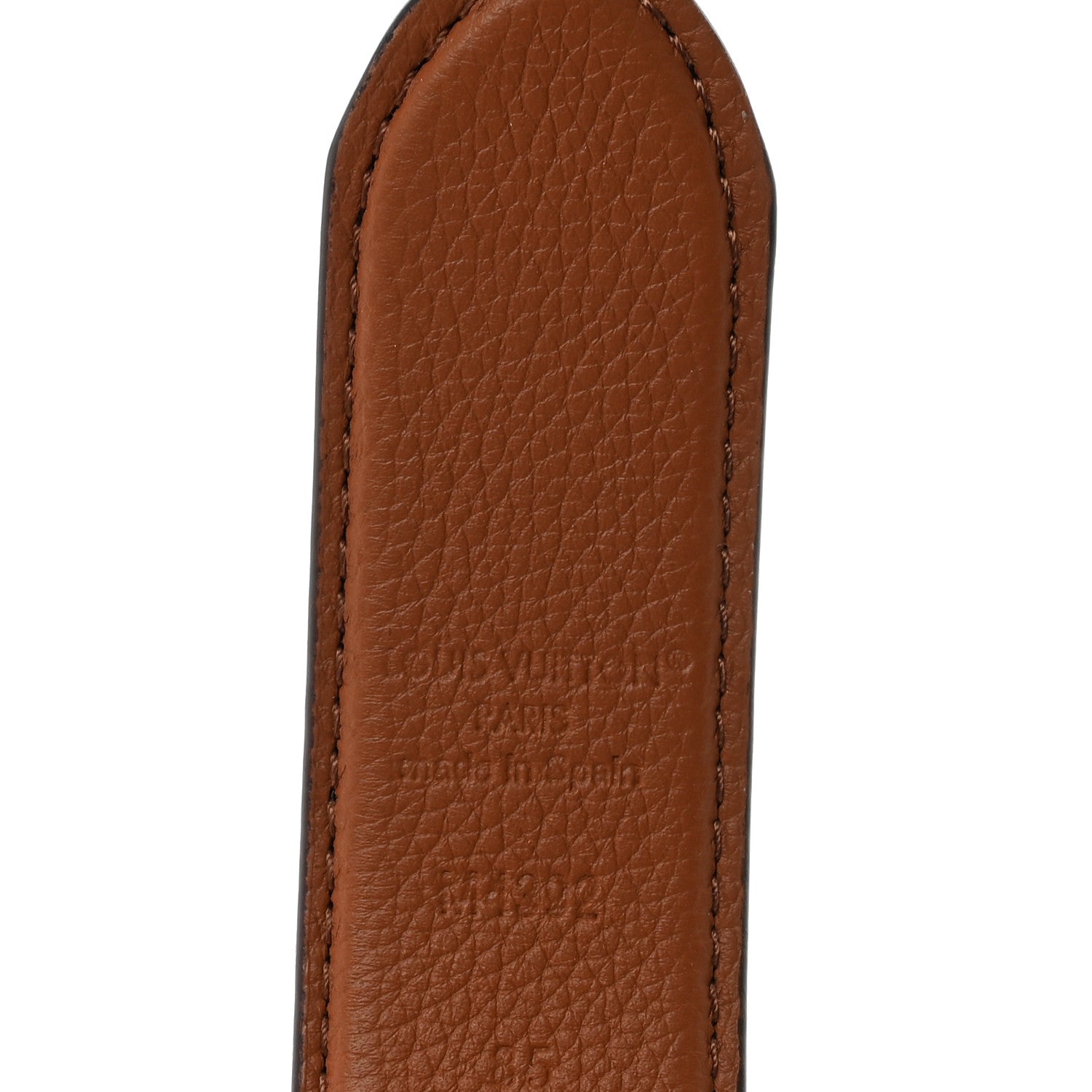 Calfskin Monogram 30mm LV Flowergram Reversible Belt 85 34 Cognac