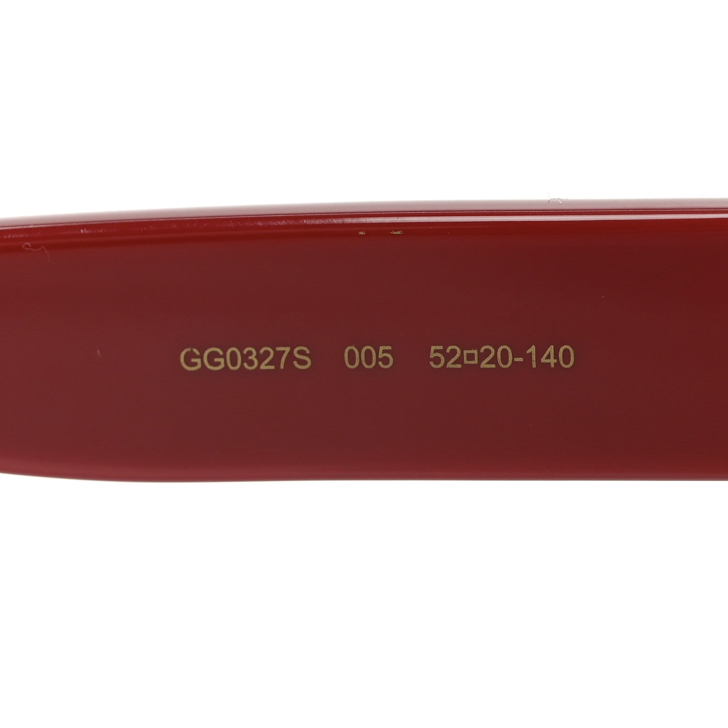 Acetate Glitter Sunglasses GG0327S Red
