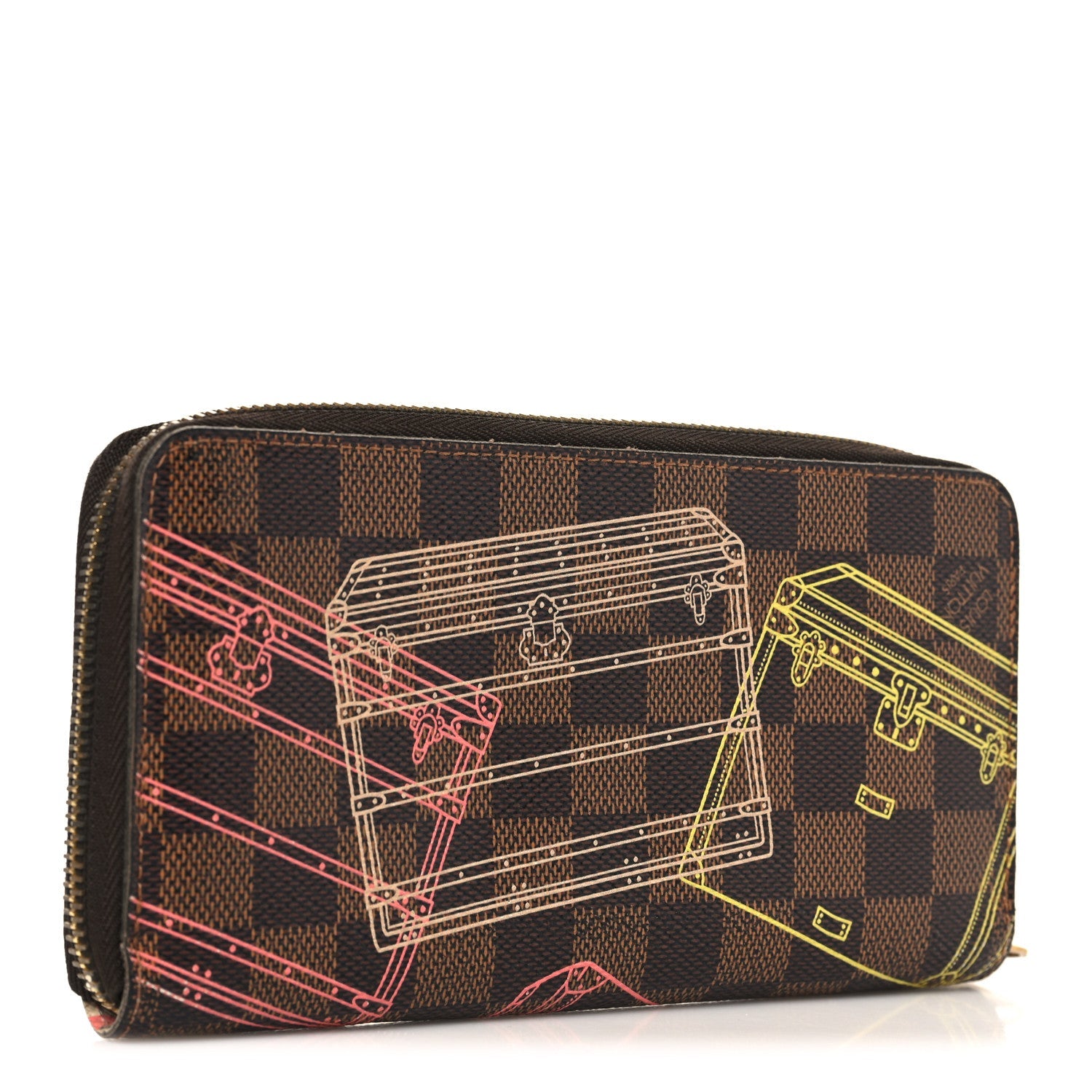 Damier Ebene 2014 Christmas Animation Zippy Wallet