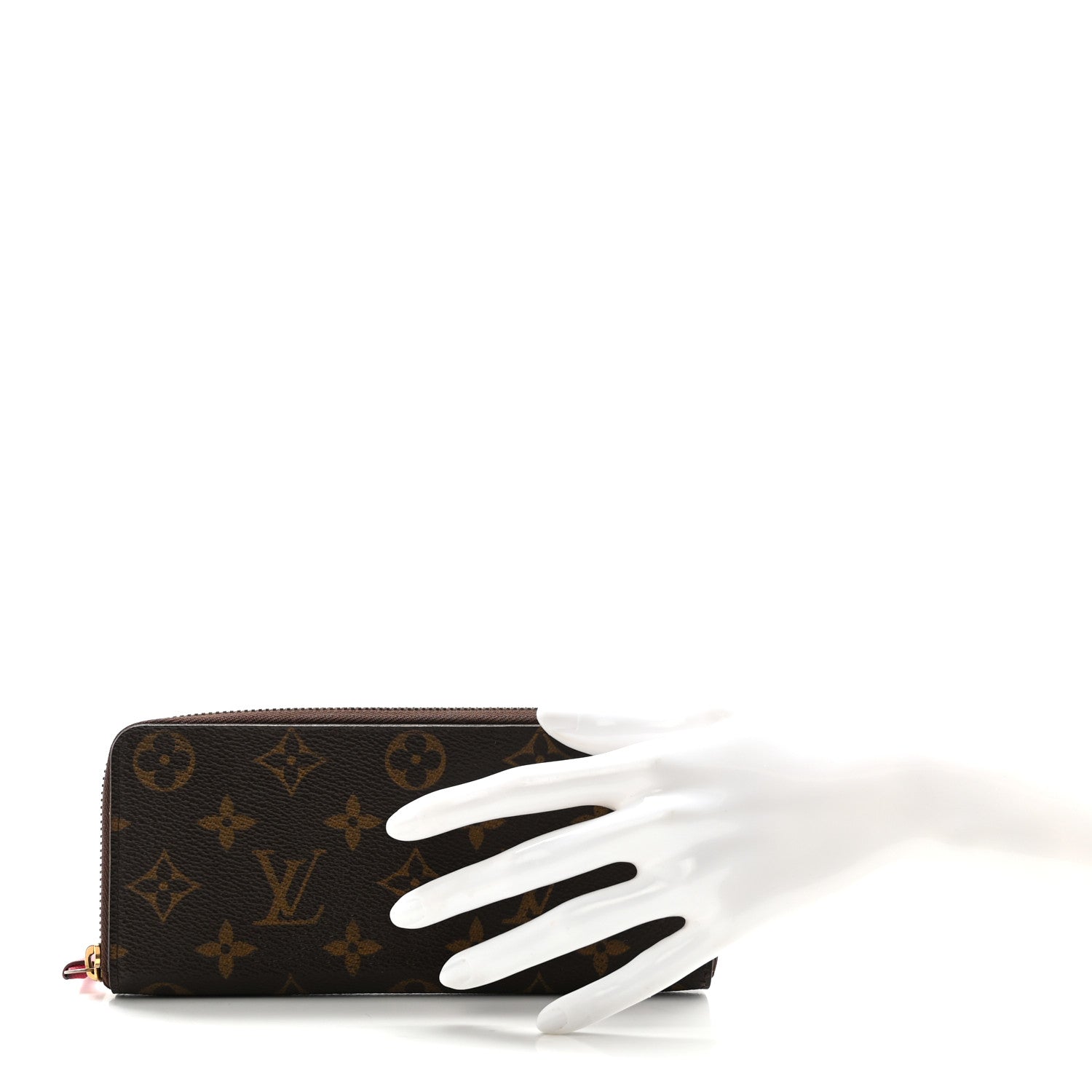 Monogram Clemence Wallet Fuchsia