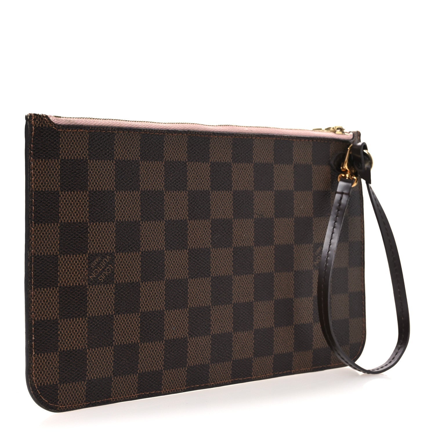 Damier Ebene Neverfull MM GM Pochette Rose Ballerine