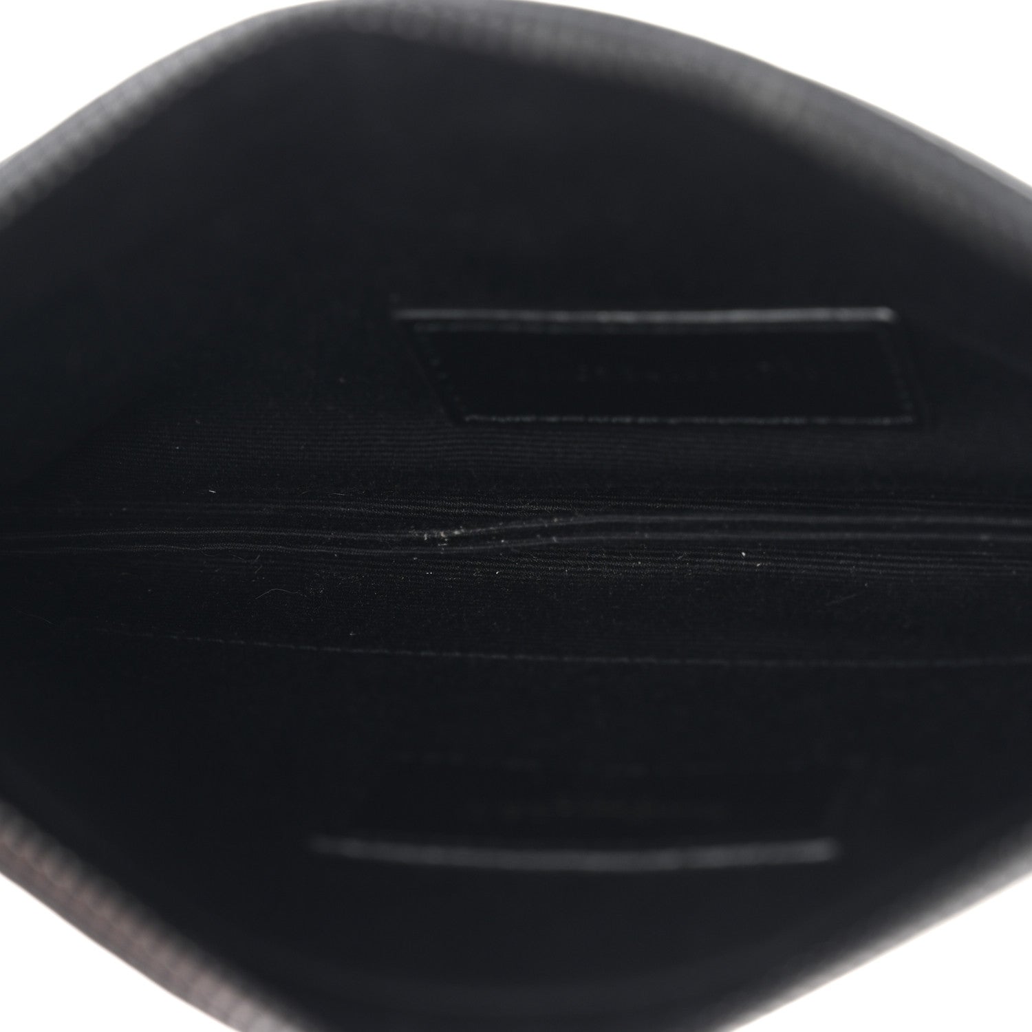 Grain De Poudre Square Dot Monogram Bill Pouch White Black