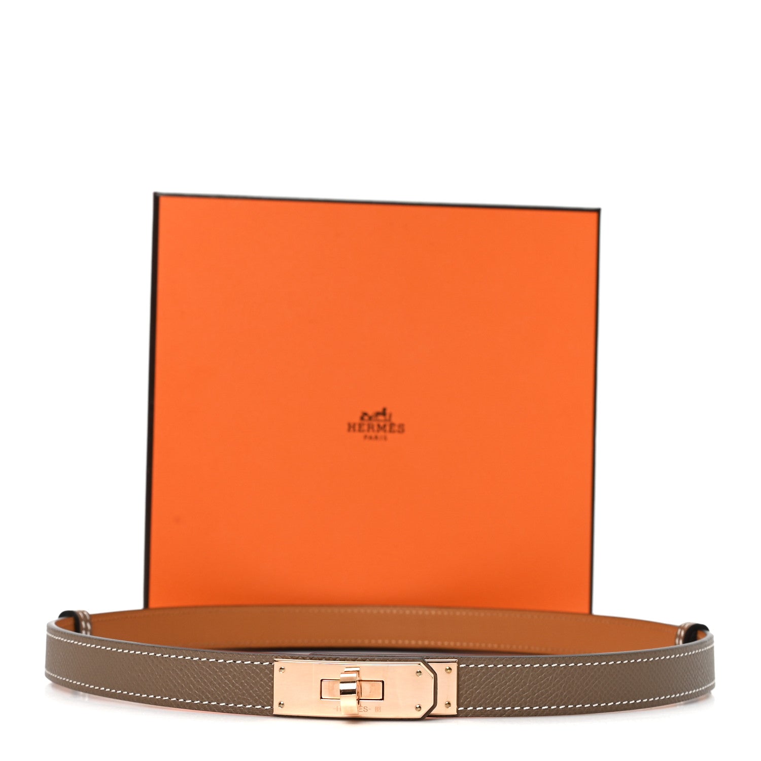 Epsom Kelly Belt Etoupe