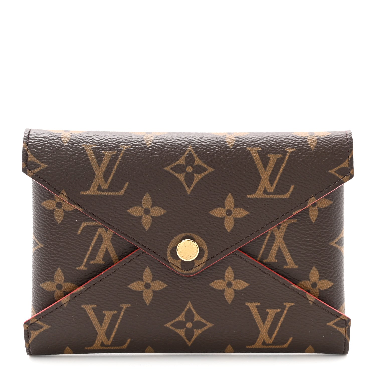 Monogram Medium Kirigami Pochette Insert Coquelicot