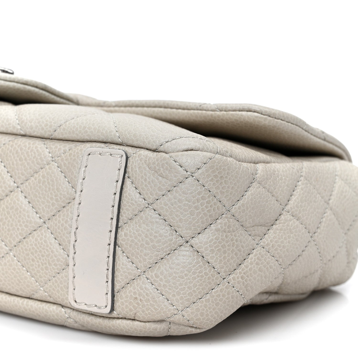 Caviar Quilted Coco Casual Flap Ivory