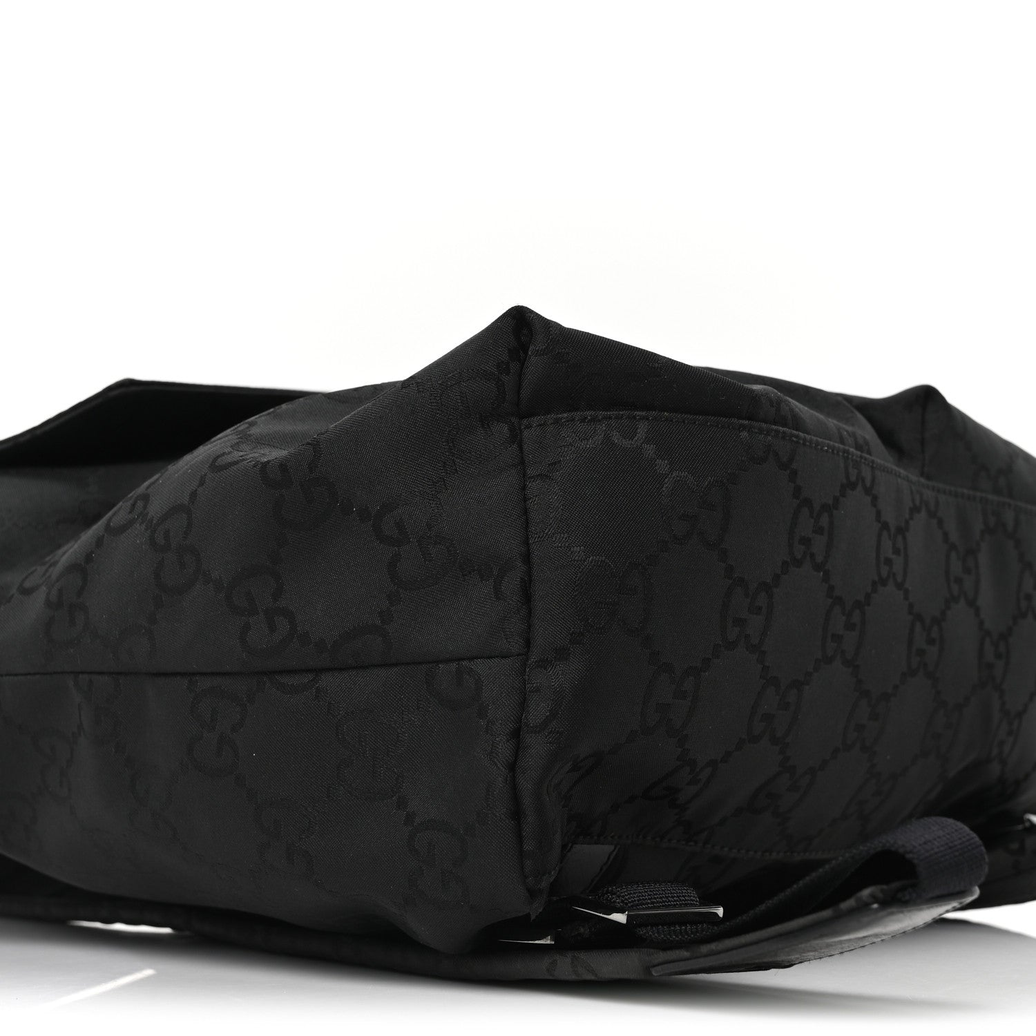 Nylon Monogram Backpack Black