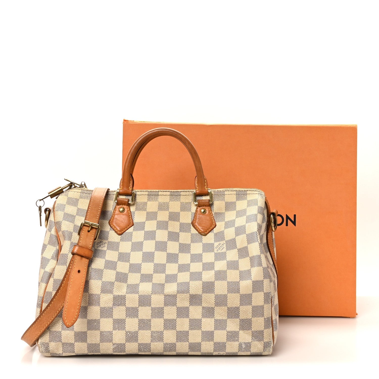 Damier Azur Speedy Bandouliere 30