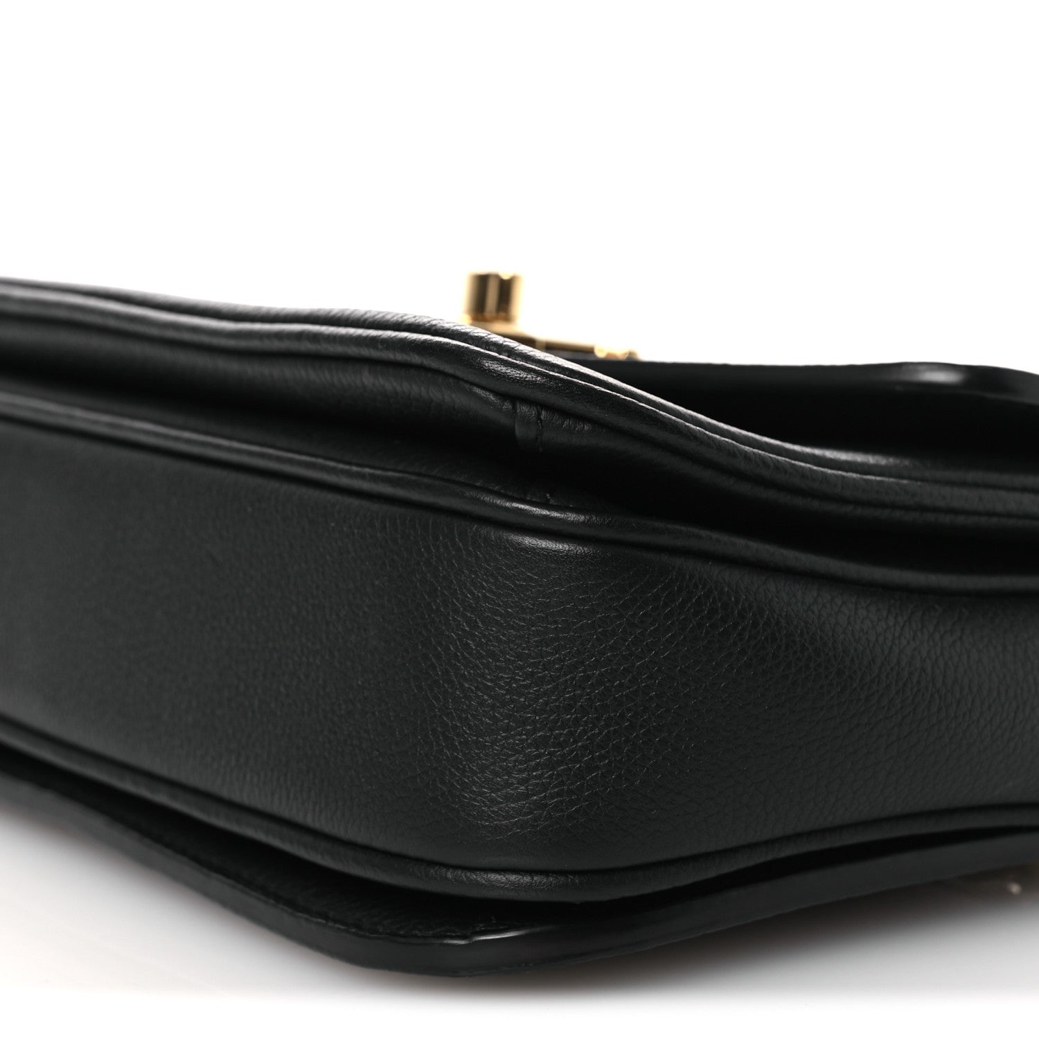 Grained Calfskin Lockme Oxford Black