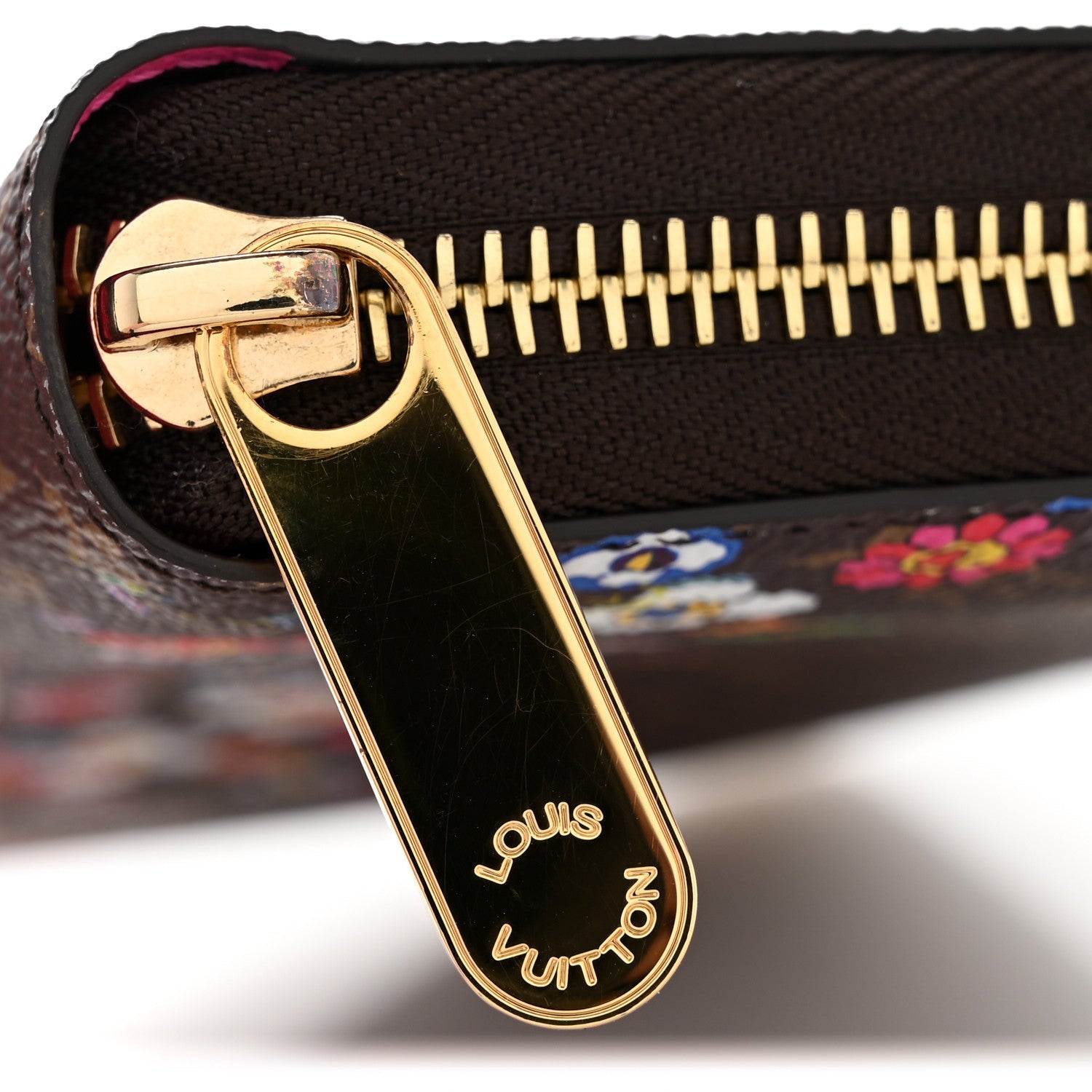 LV X TM Monogram Flowers Zippy Wallet