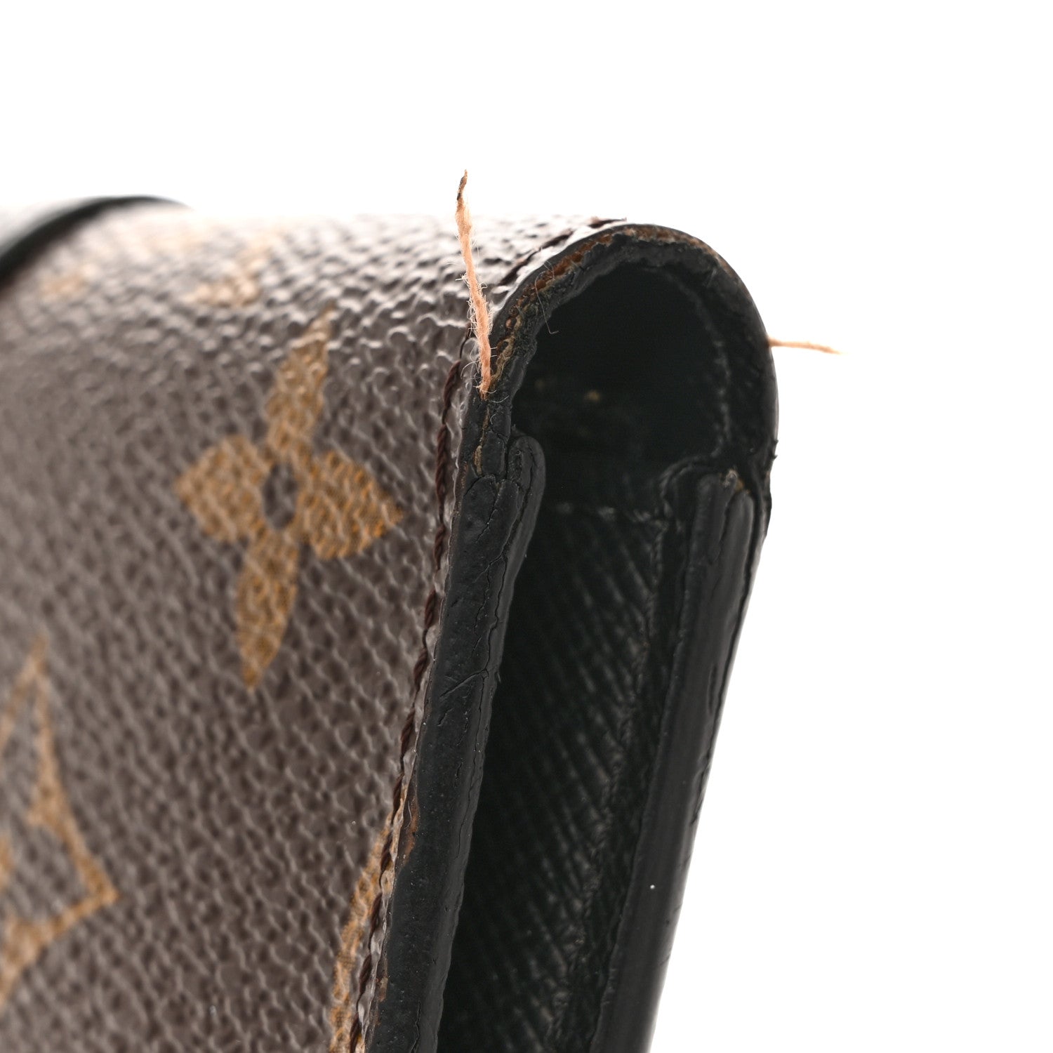Monogram Calfskin Kimono Wallet Black