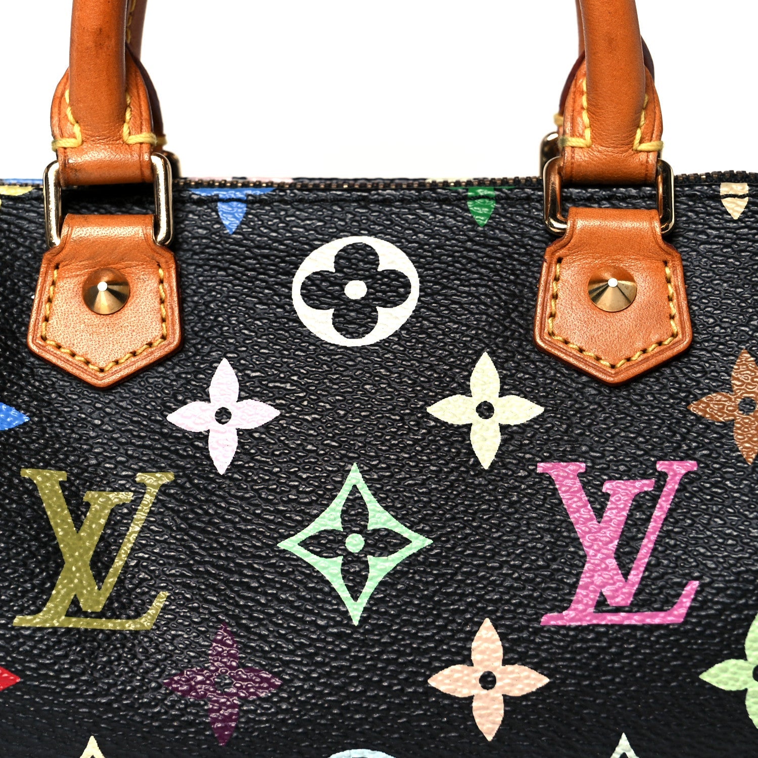 Monogram Multicolor Mini Sac HL Speedy Black