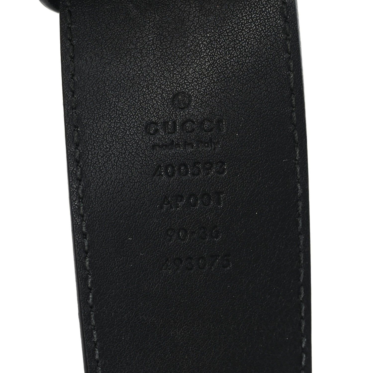 Calfskin Double G 40mm Belt 90 36 Black