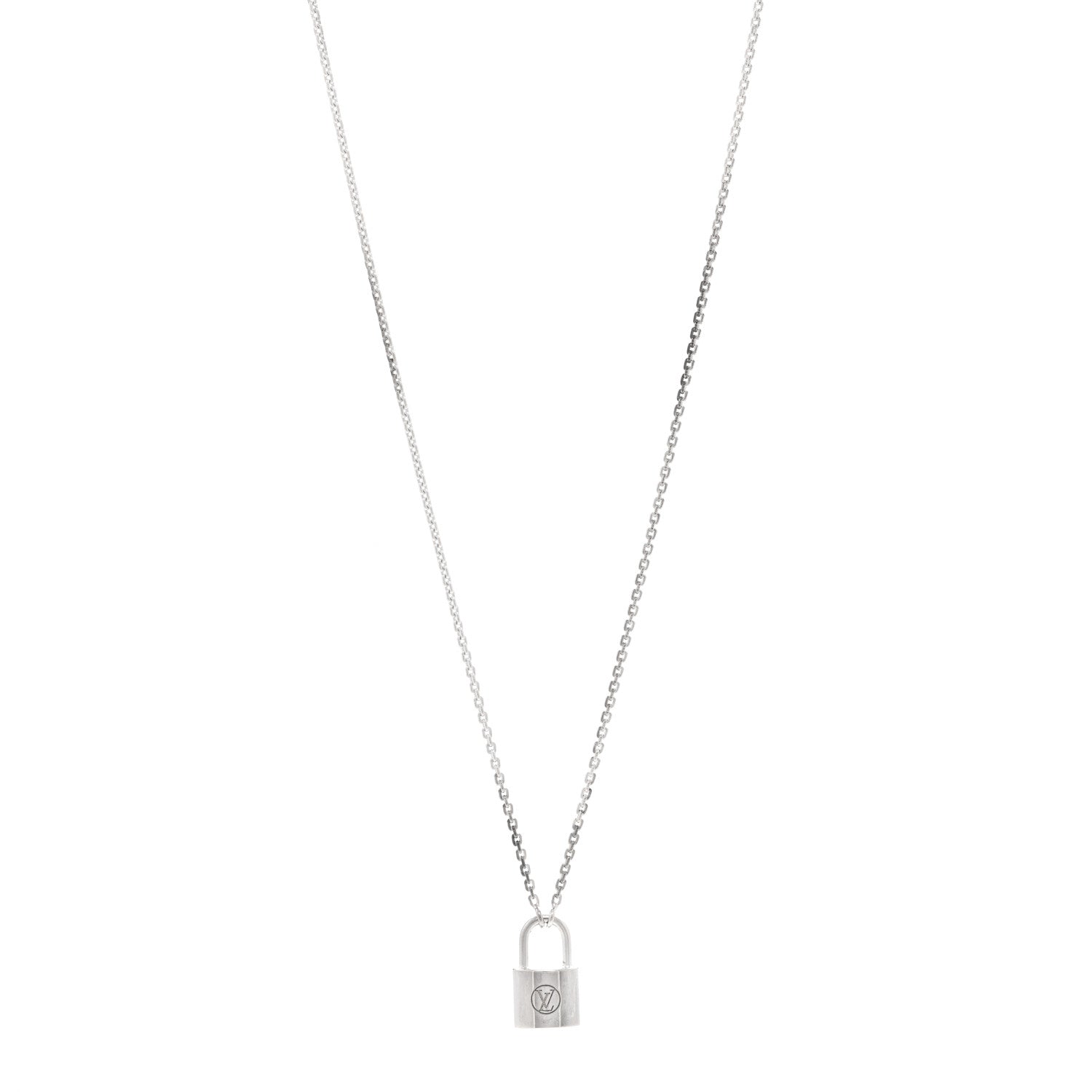 Sterling Silver Lockit Necklace