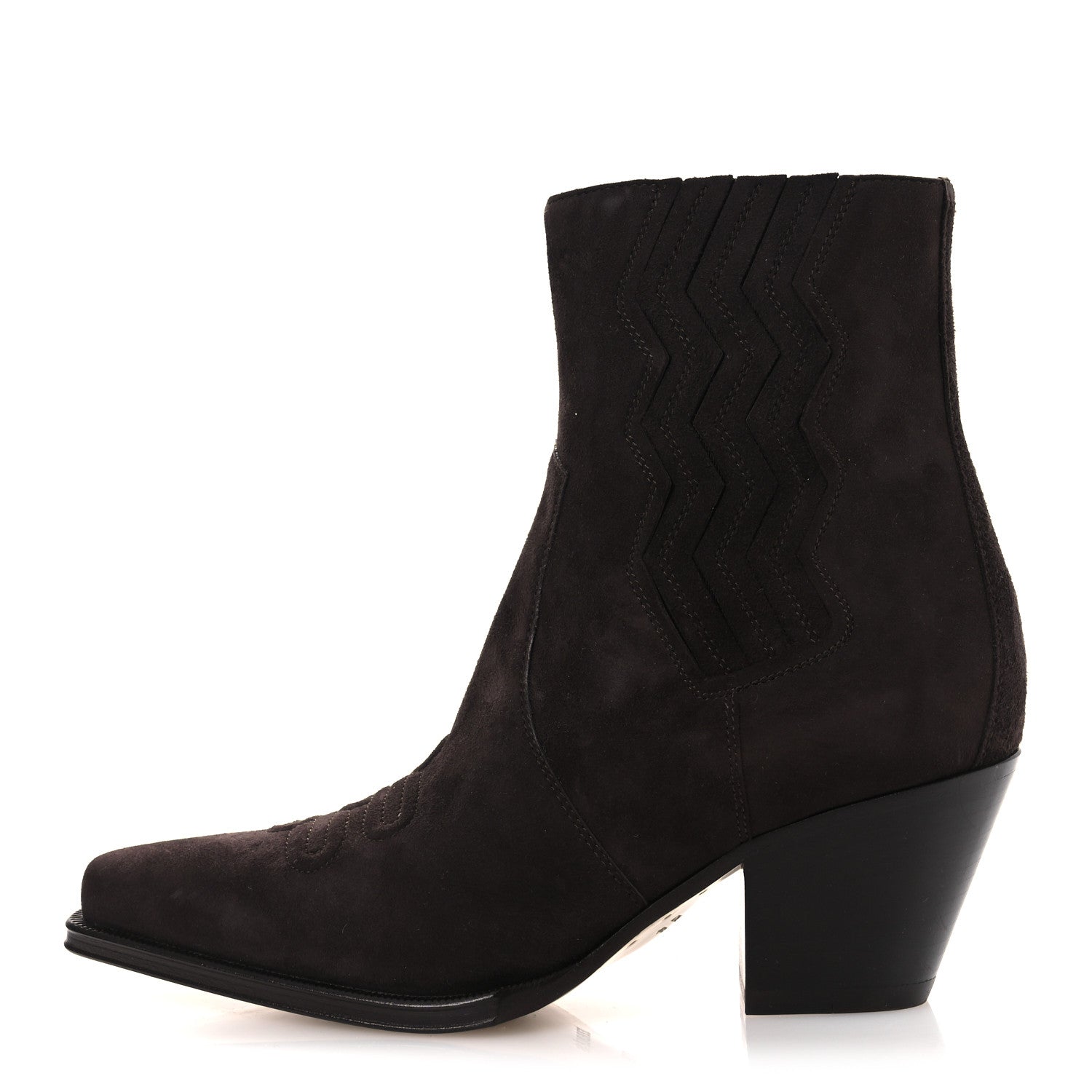 Suede Womens Vegas Ankle Boot 38.5 Marron Ebene