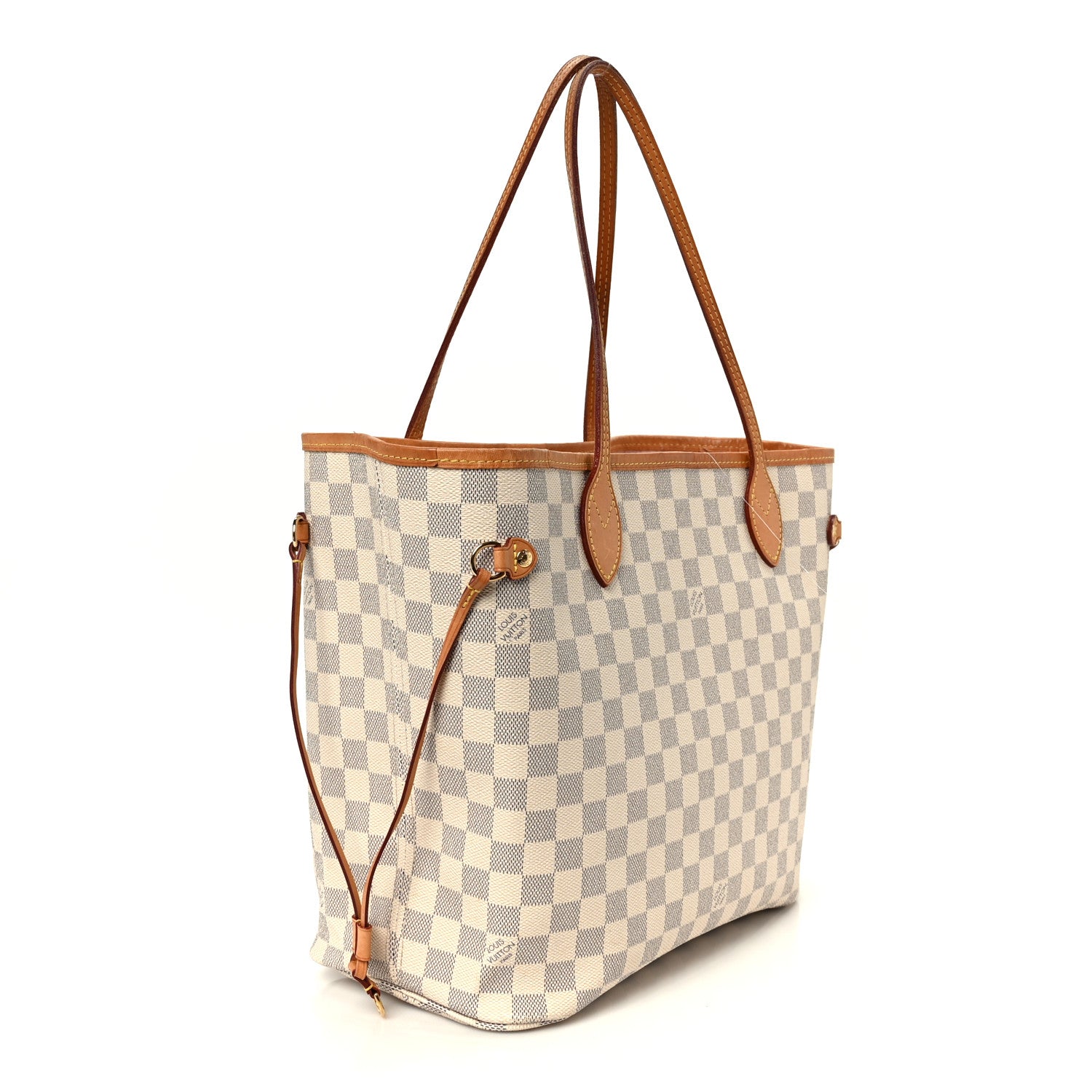 Damier Azur Neo Neverfull MM Rose Ballerine