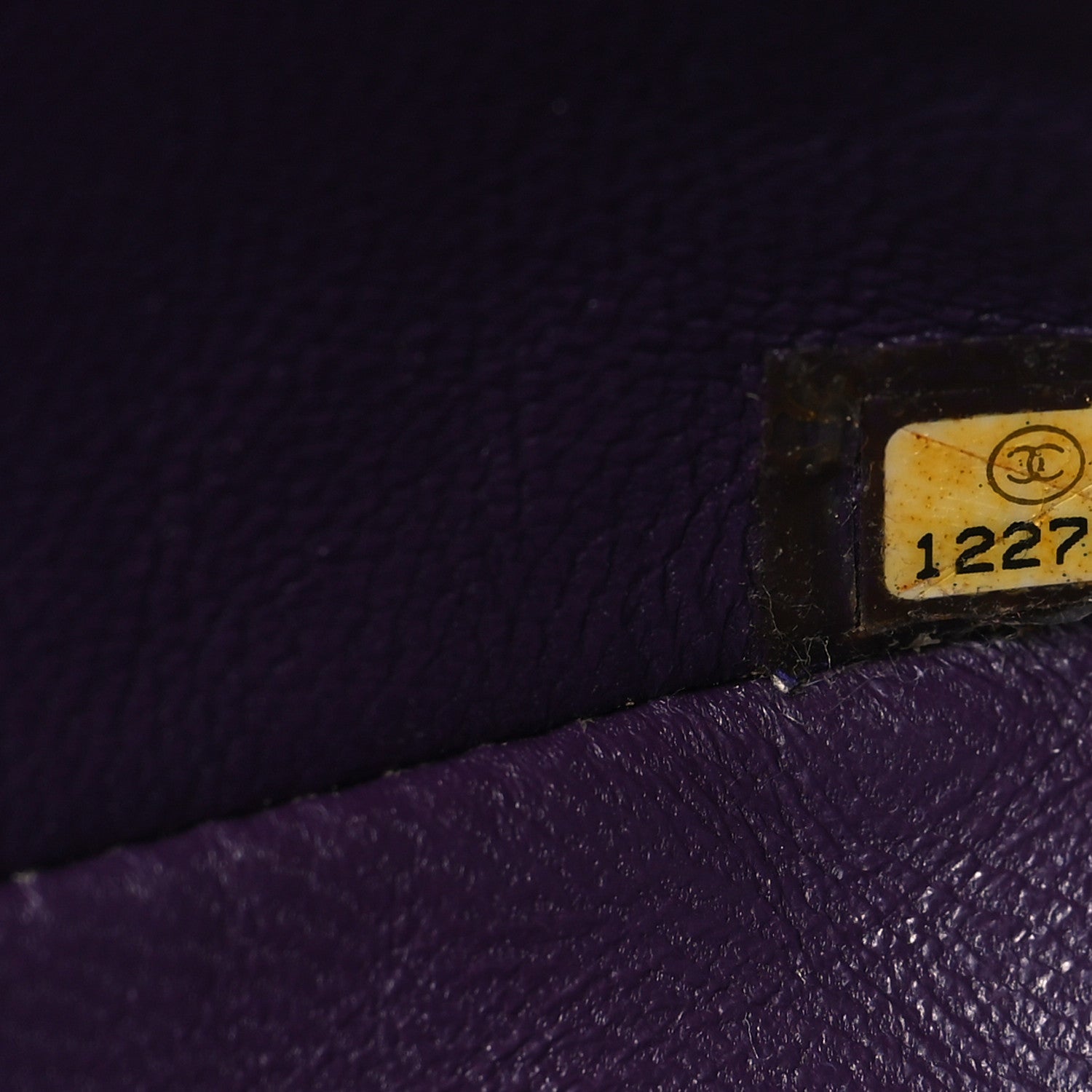 Lambskin East West Flap Purple