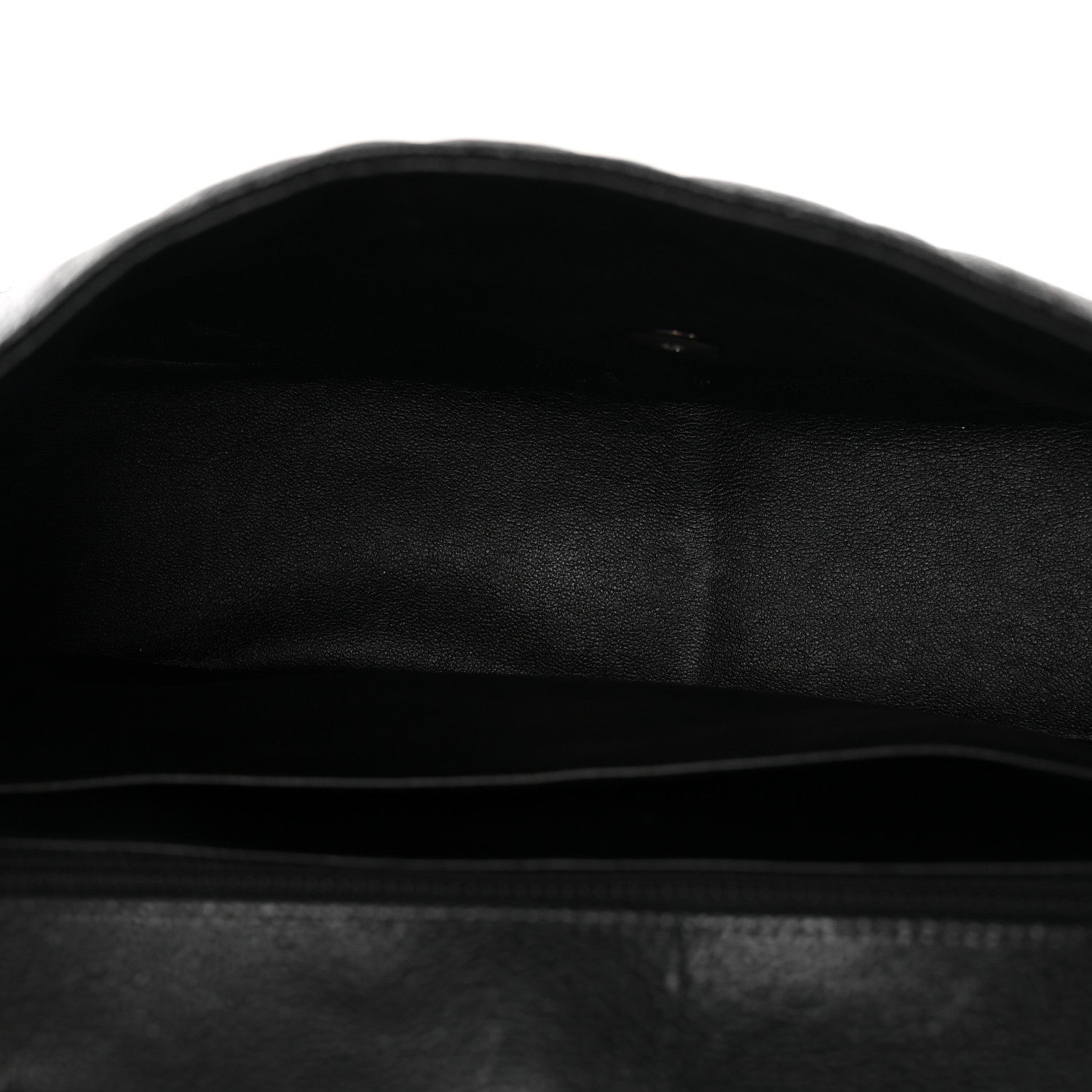 Caviar Quilted Jumbo Single Flap Black