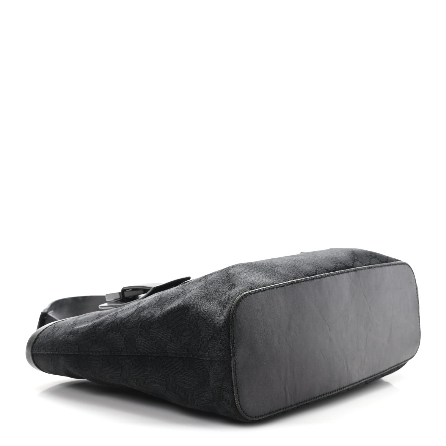 Canvas Monogram Tote Black