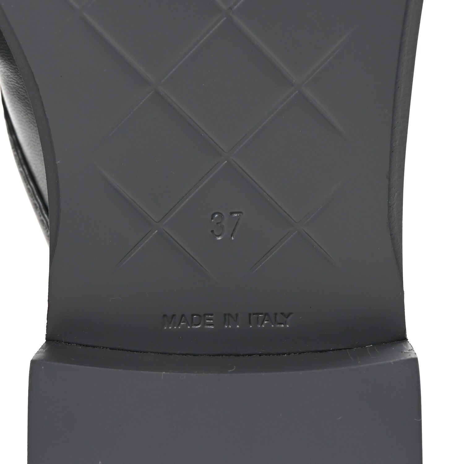Lambskin Quilted CC Turnlock Mules 37 Dark Gray