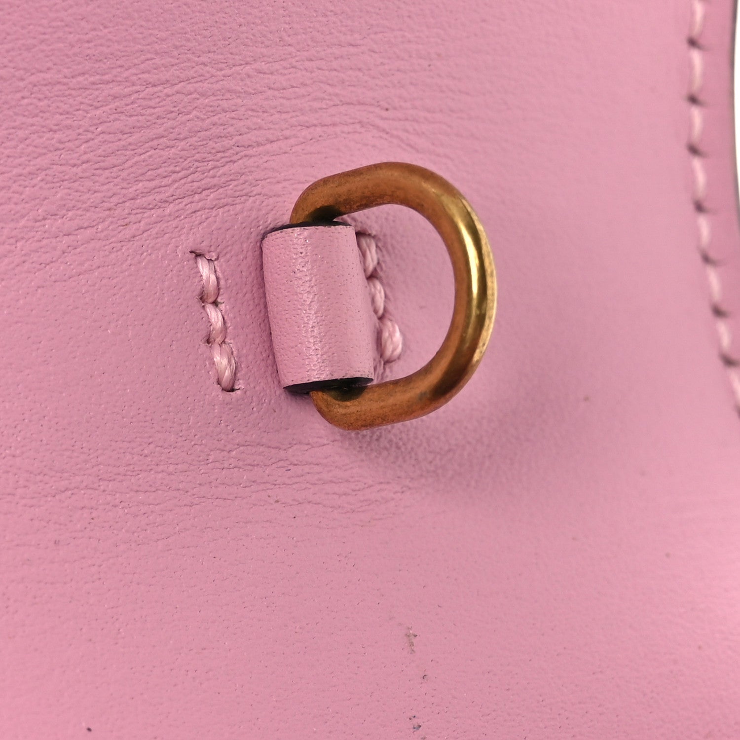 GG Supreme Monogram Strawberry Chain Wallet