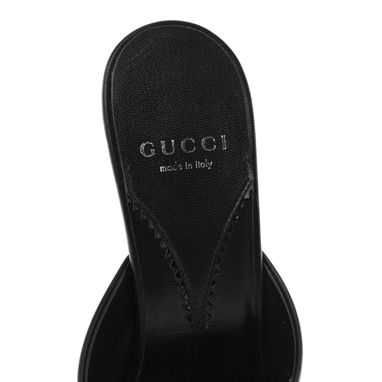 Malaga Kid Interlocking G Sandals 37.5 Black