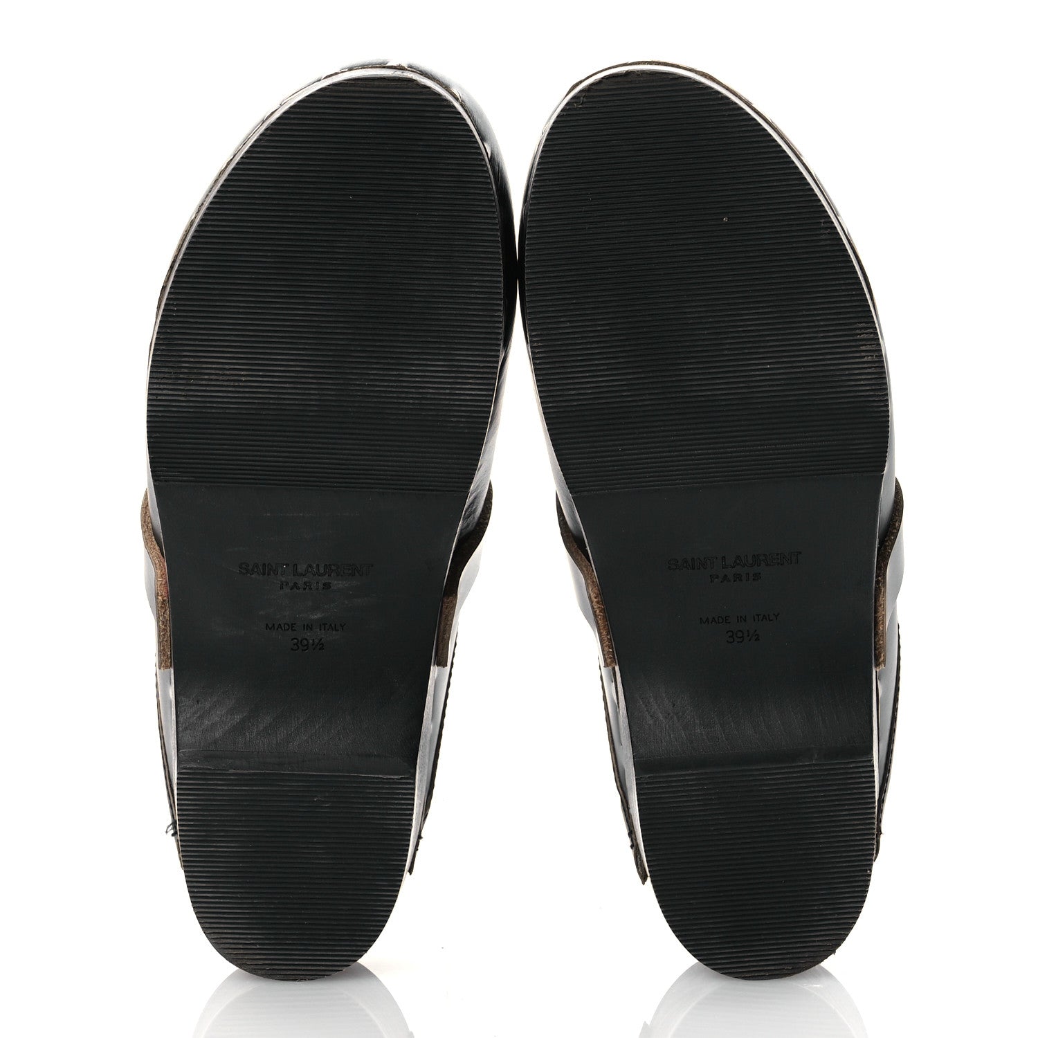 Smooth Calfskin Le Maillon Clogs 39.5 Black