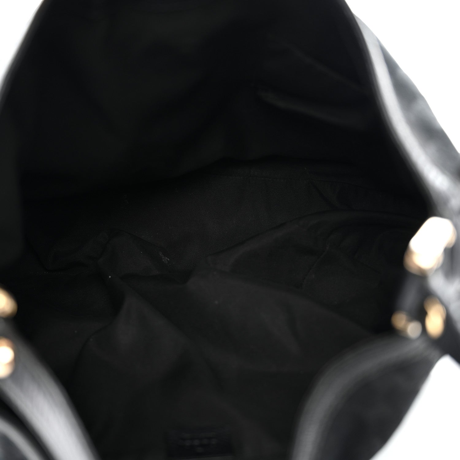 Monogram Large New Ladies Web Hobo Black