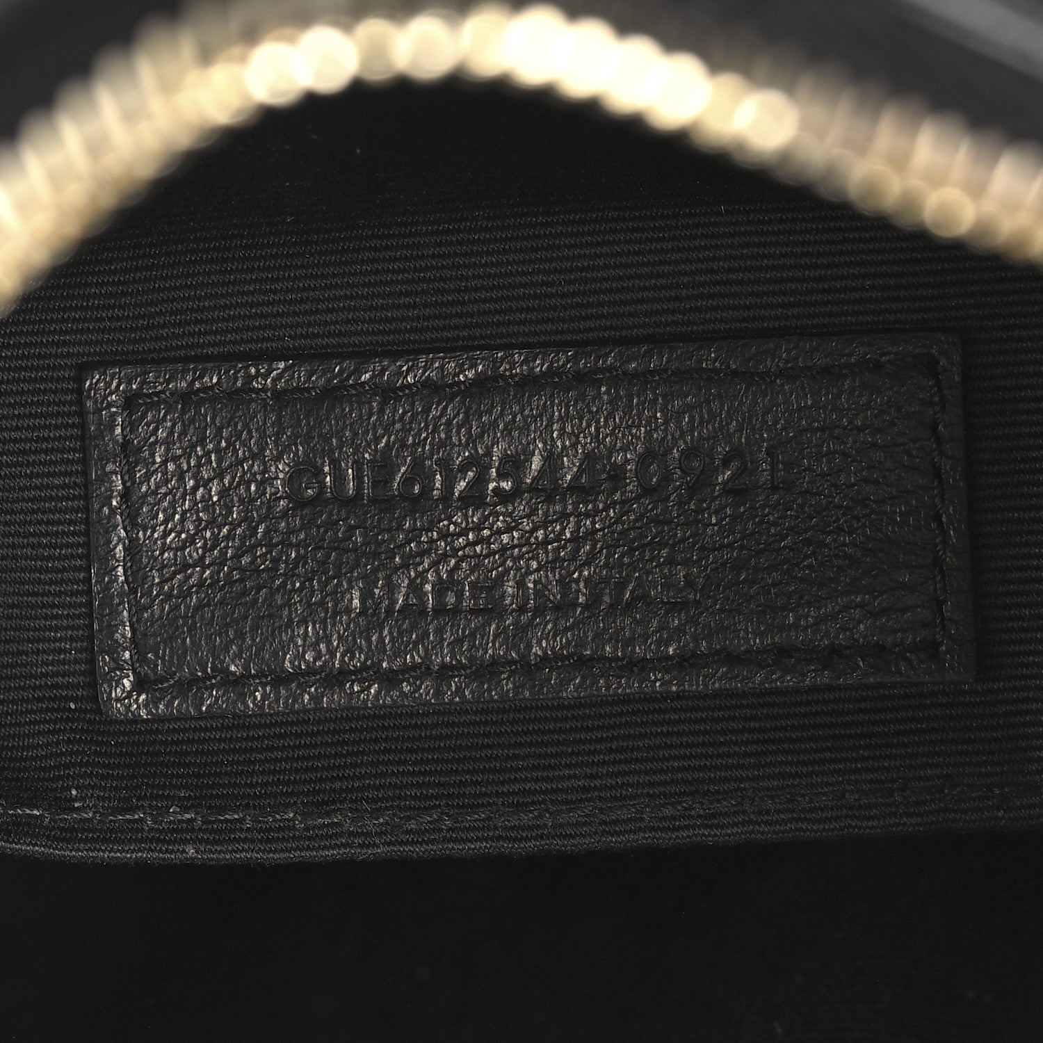 Calfskin Matelasse Monogram Lou Camera Bag Black