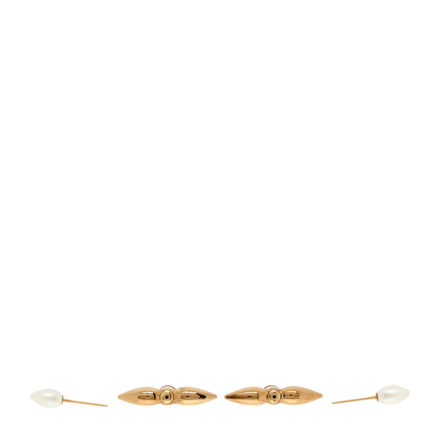 Pearl Louisette By Night Earrings Gold