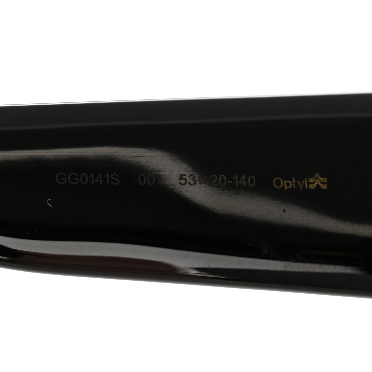 Acetate Square Frame Sunglasses GG0141S Black