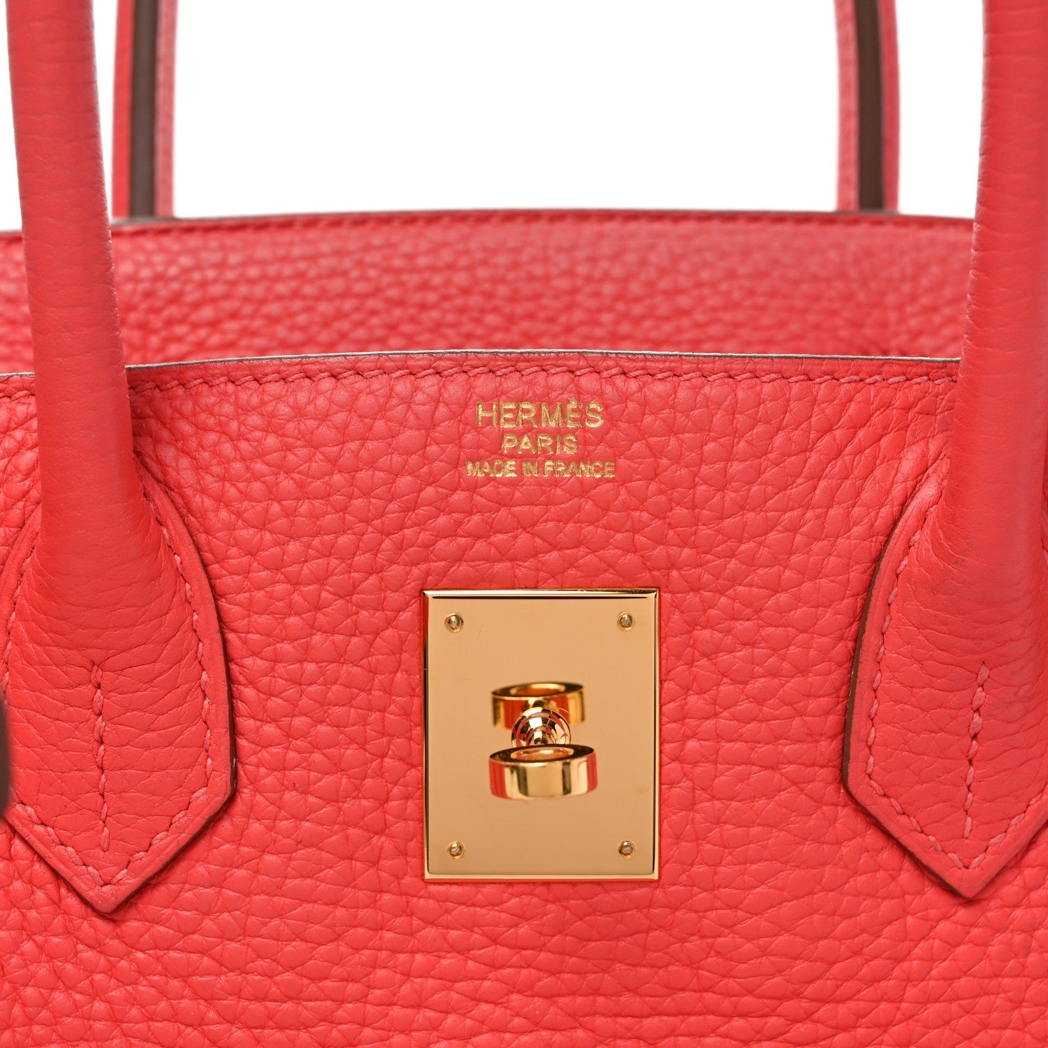 Togo Birkin 30 Rouge Pivoine