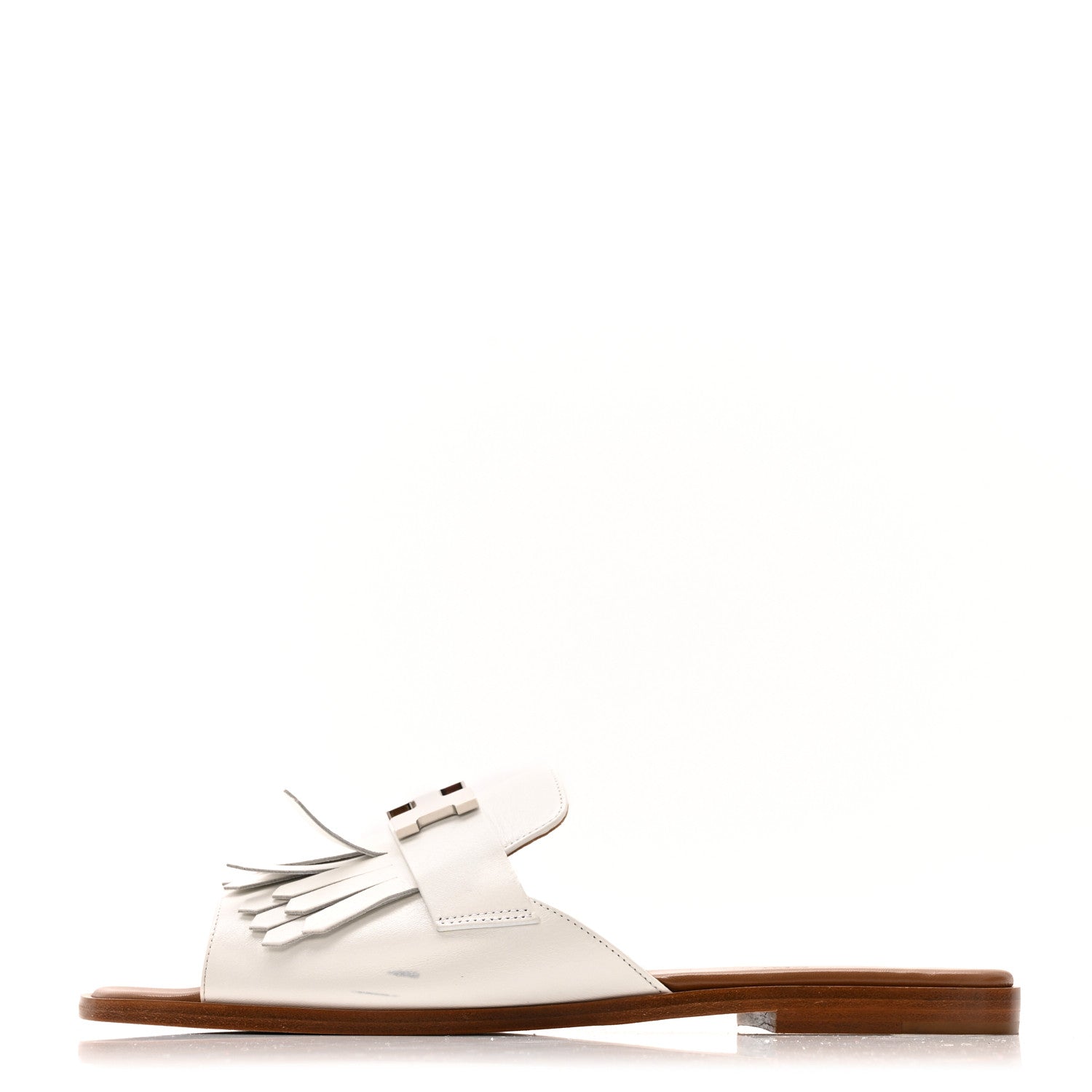 Calfskin Auteuil Sandals 40 White