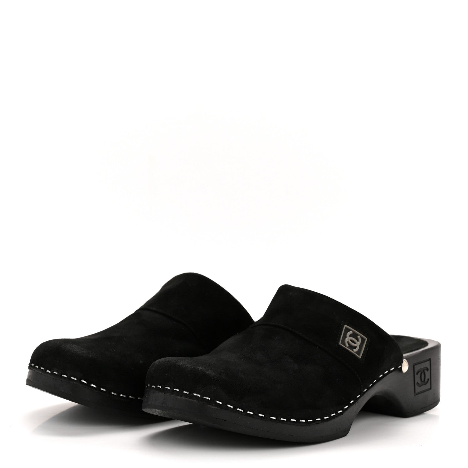 Suede CC Clogs 37 Black