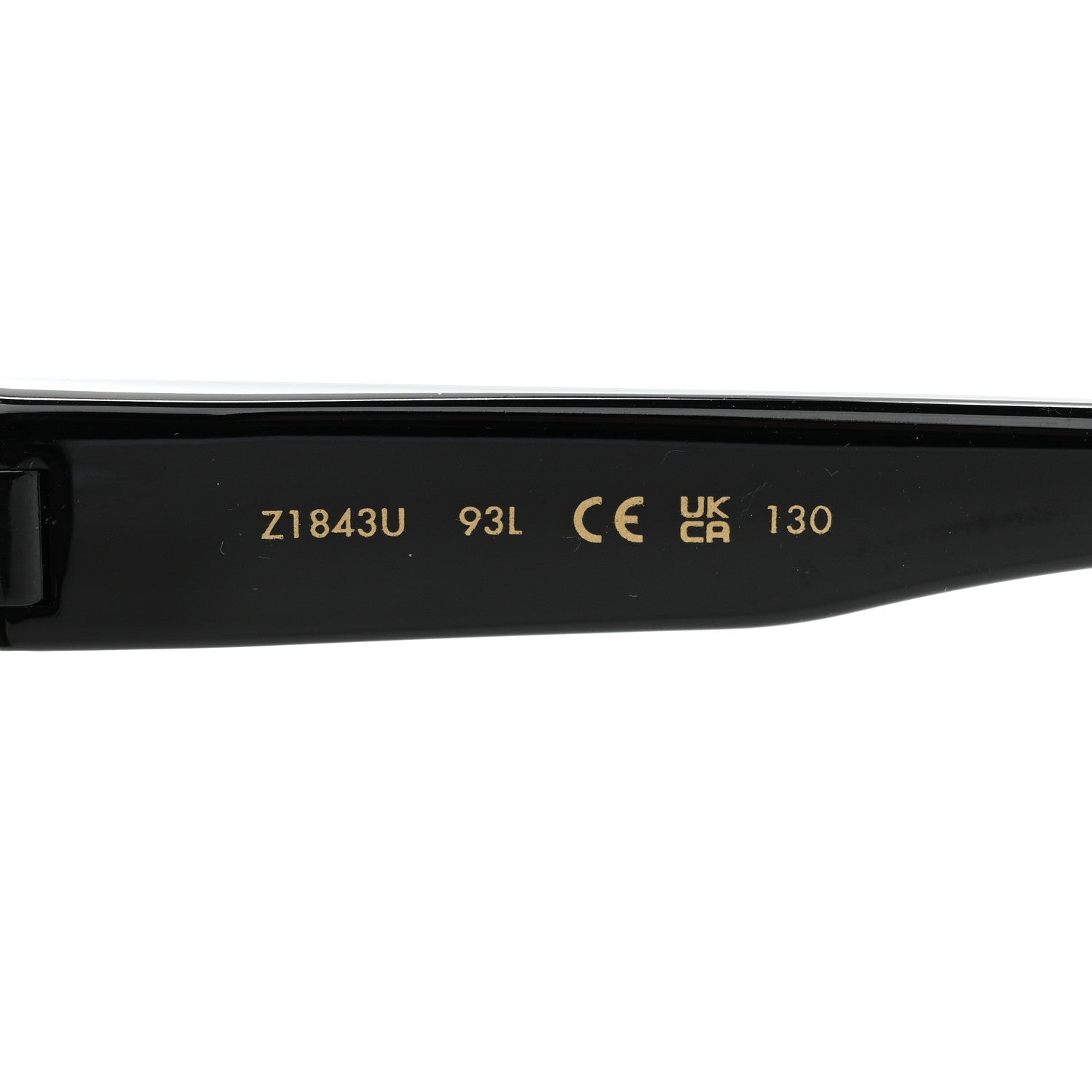 Nylon LV Shadow Square Sunglasses Z1843U Black