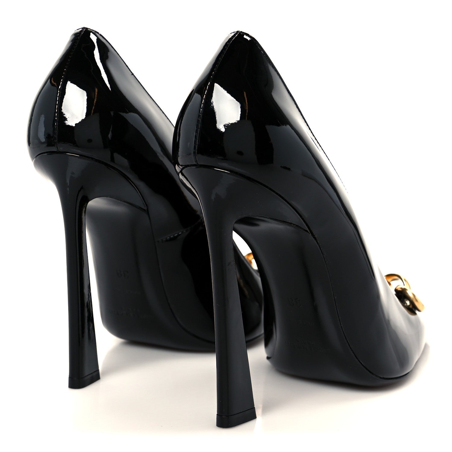 Vernice Grupy Silvana 110mm Pumps 38 Oro Antico Black