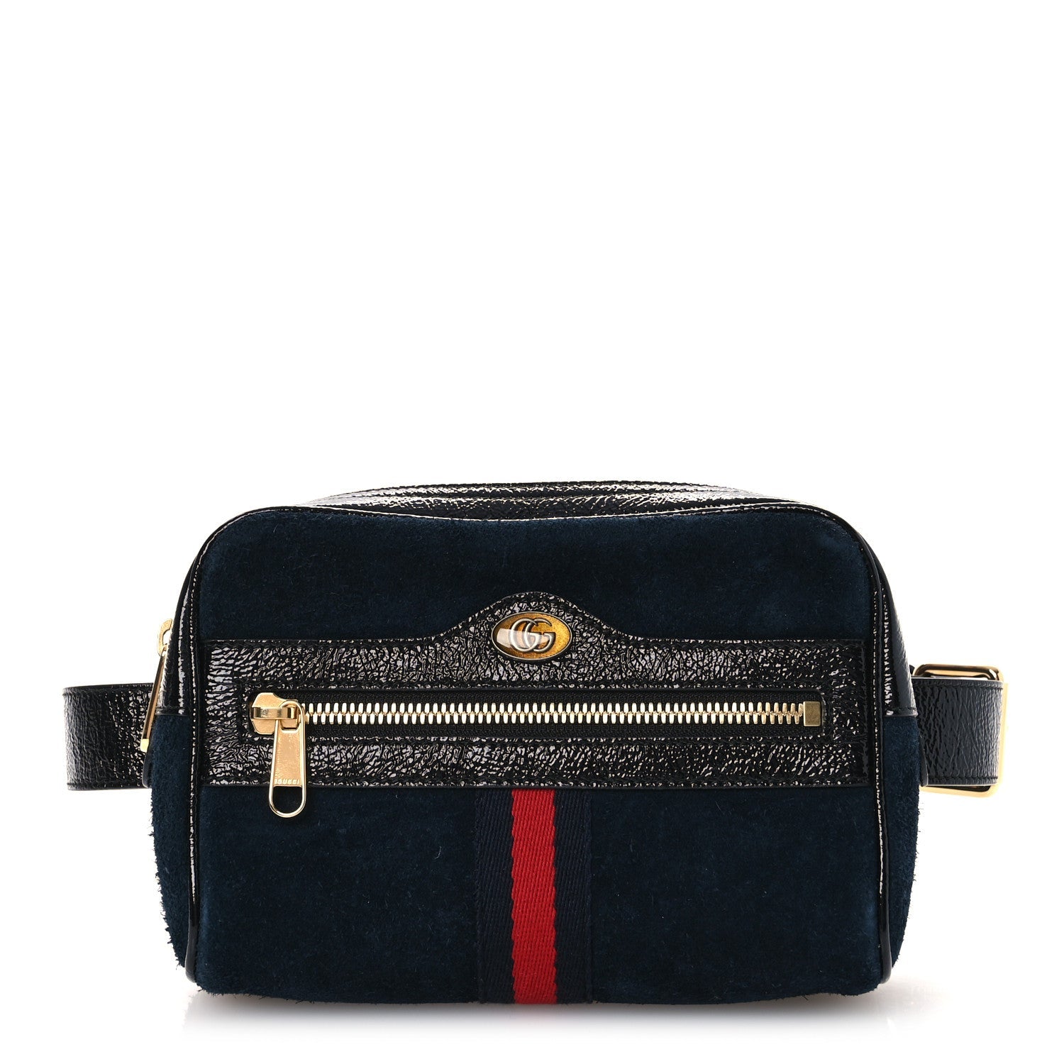Suede Small Ophidia Belt Bag 85 34 Black