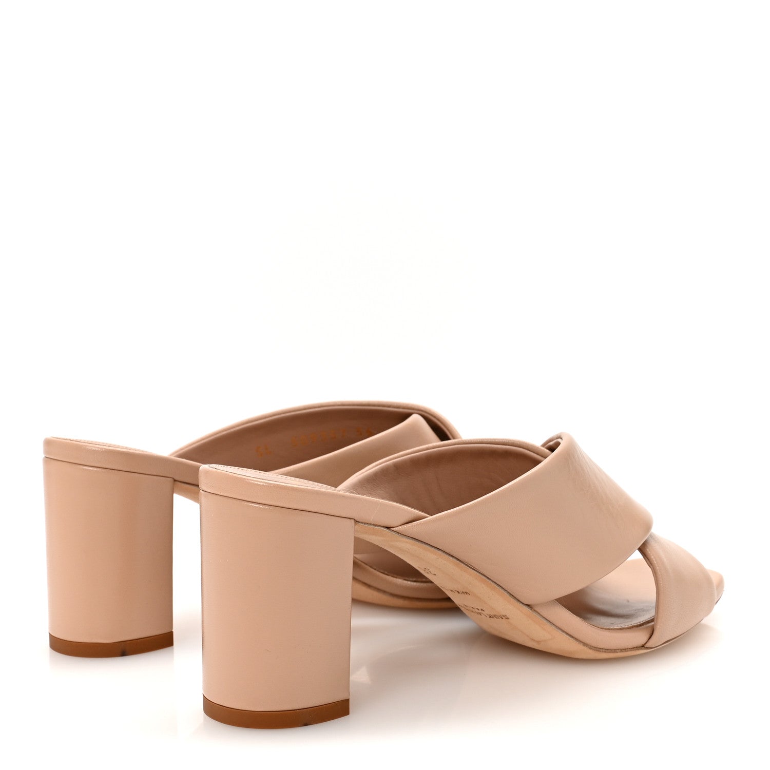 Calfskin LouLou 70 Mules 36 Nude