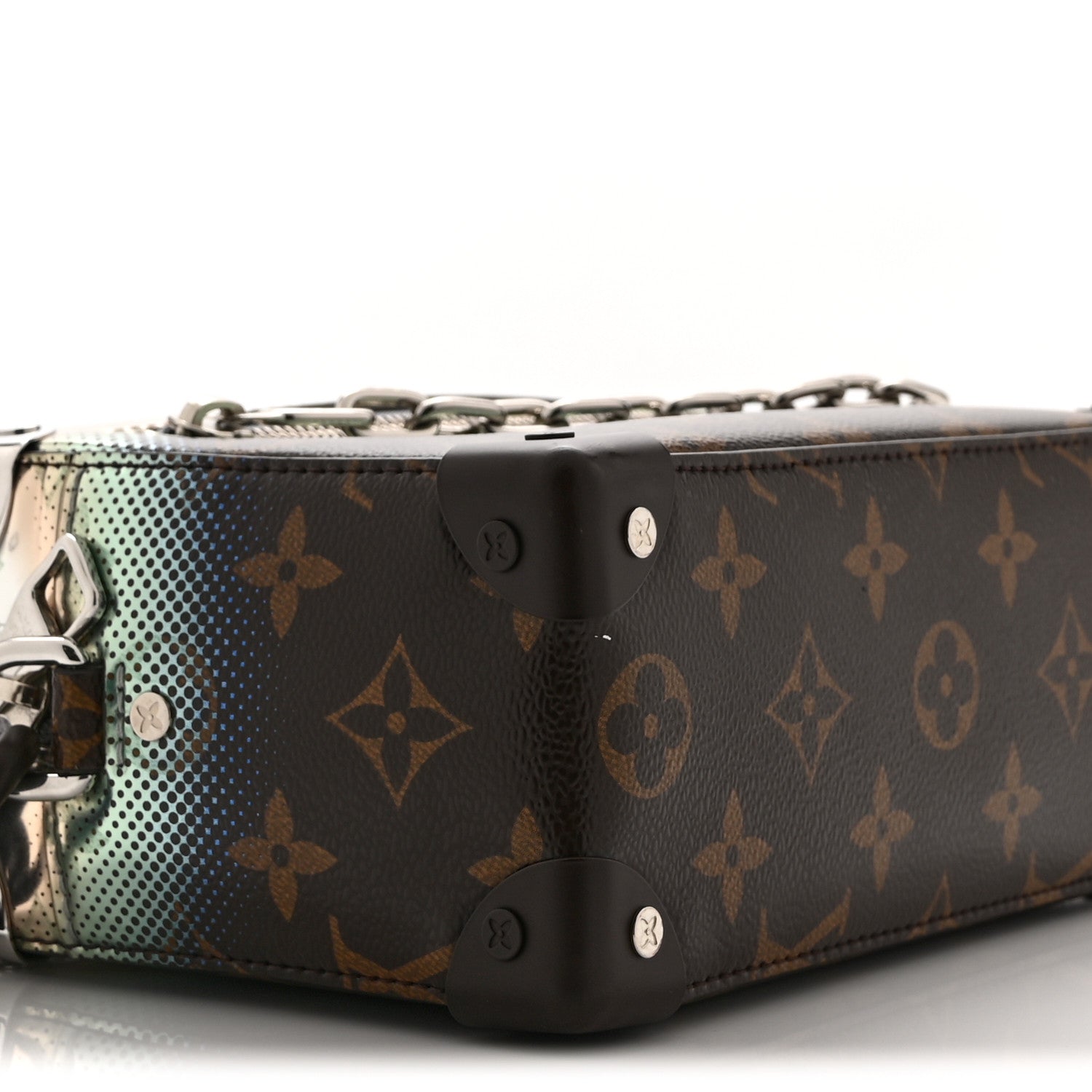 Metallic Nebula Monogram Mini Soft Trunk Multicolor