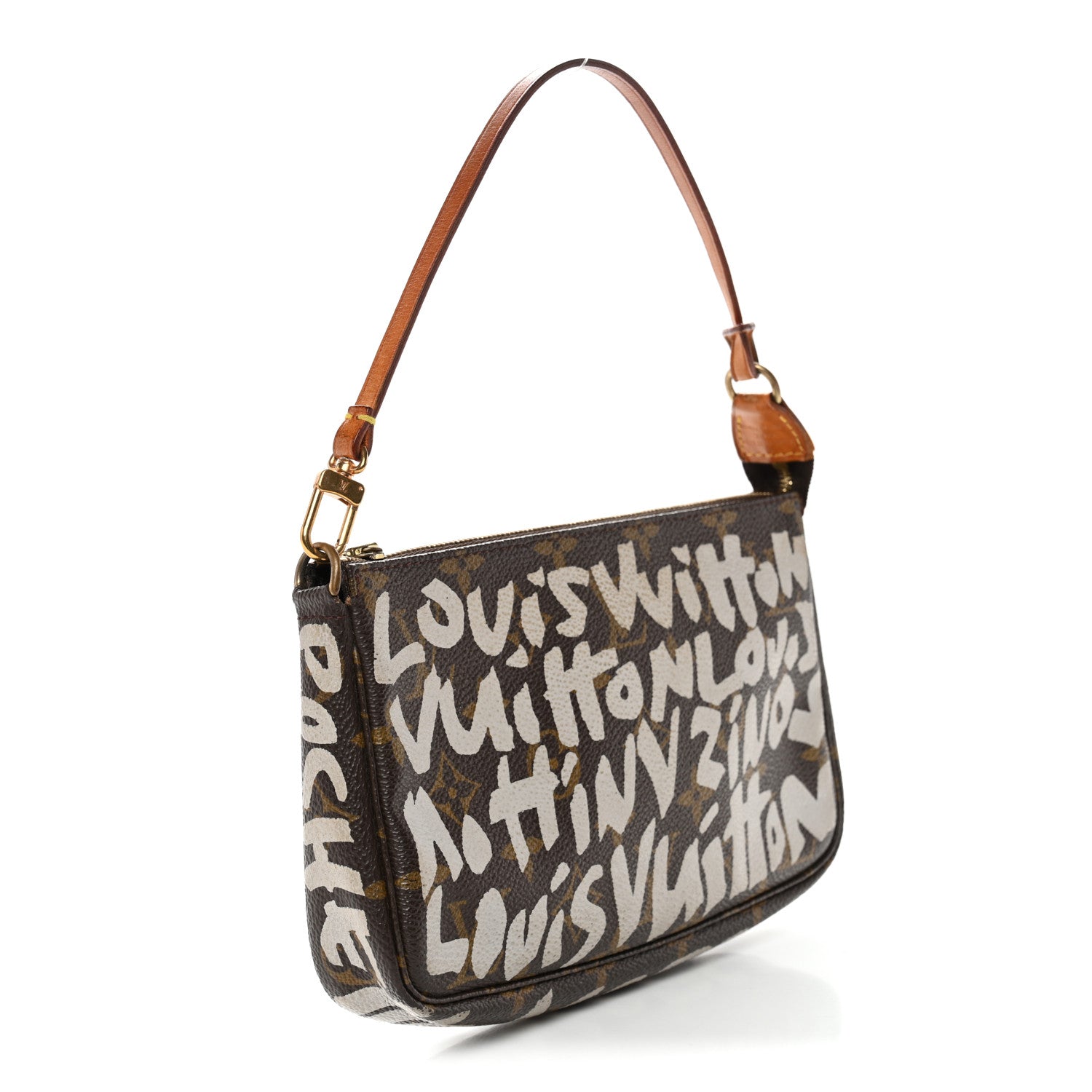 Monogram Graffiti Pochette Accessories Silver