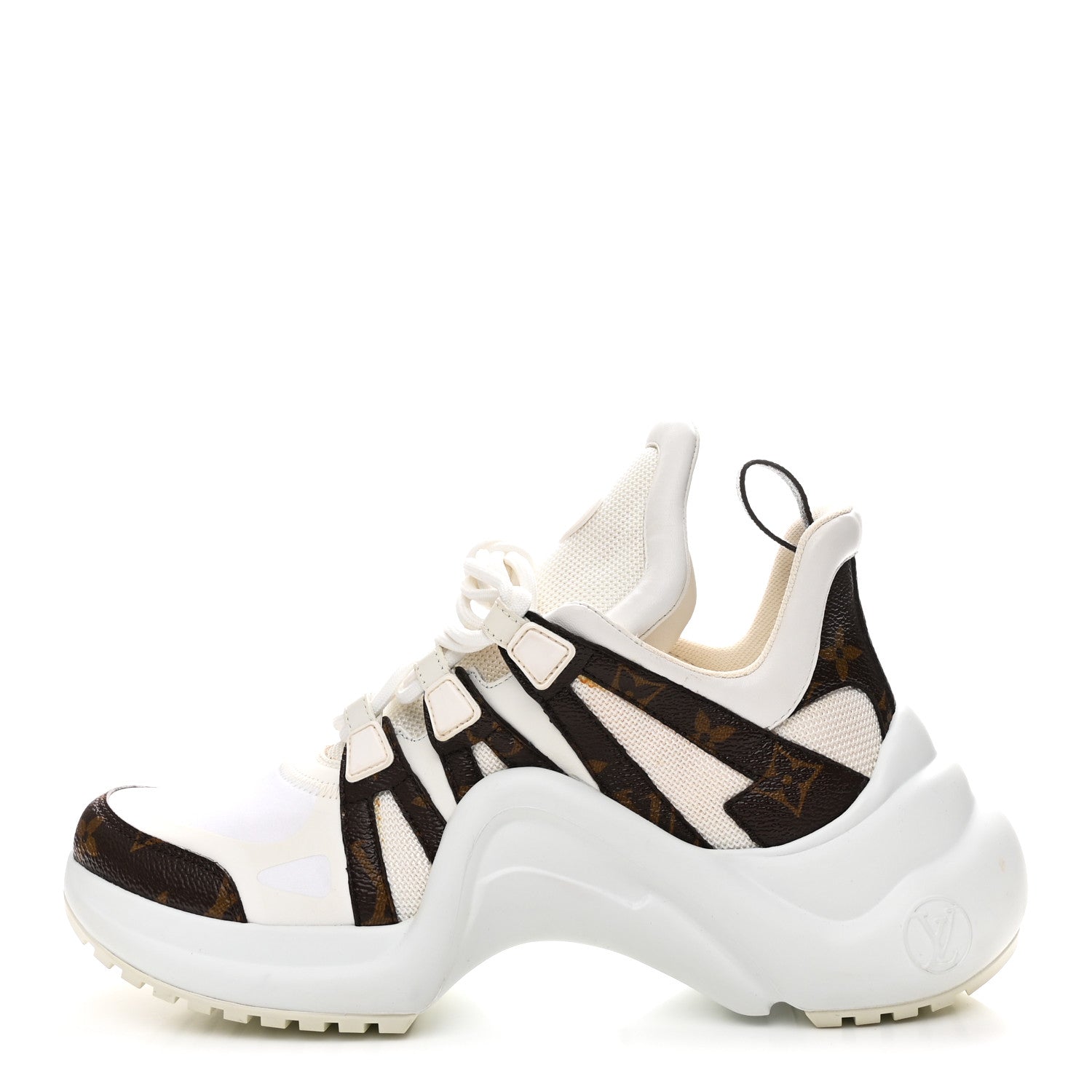 Patent Monogram LV Archlight Sneakers 40 White