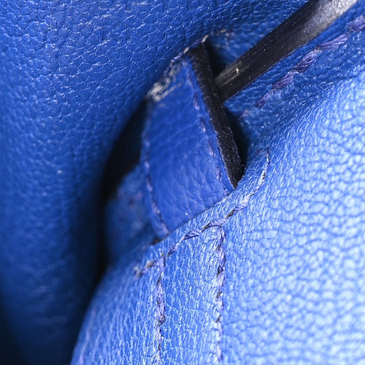 Togo Birkin 25 Bleu Electrique