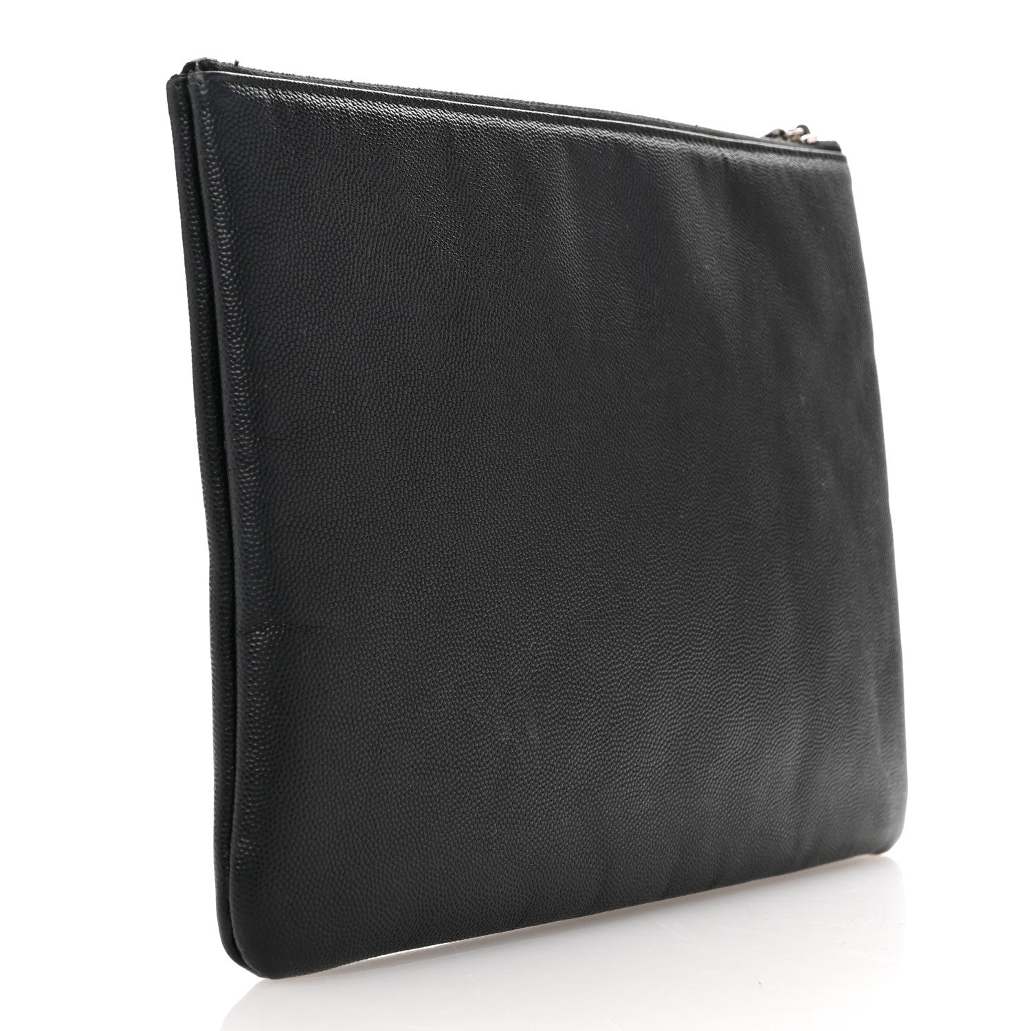 Caviar Studded Deauville Pouch Black