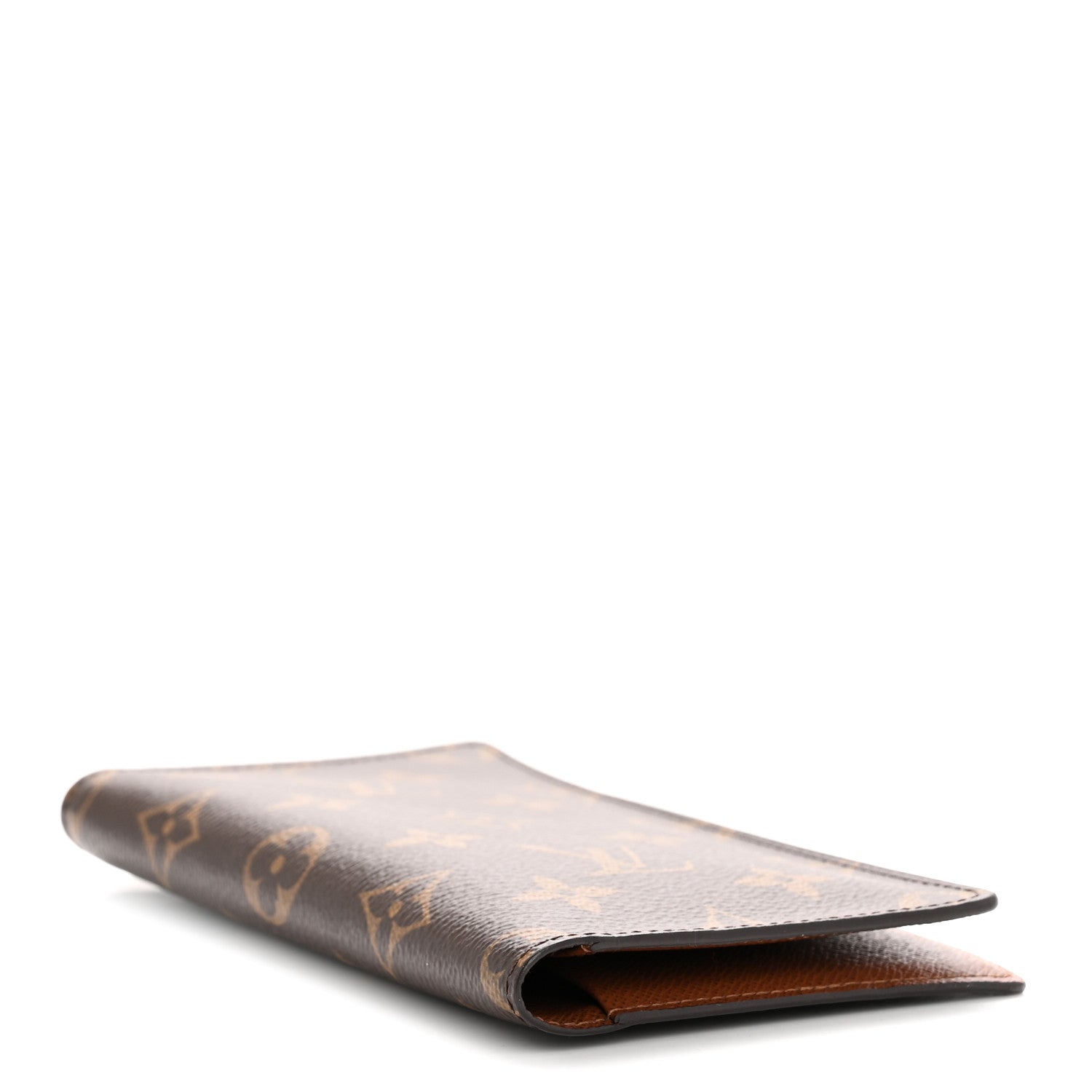 Monogram Checkbook Holder Case Wallet