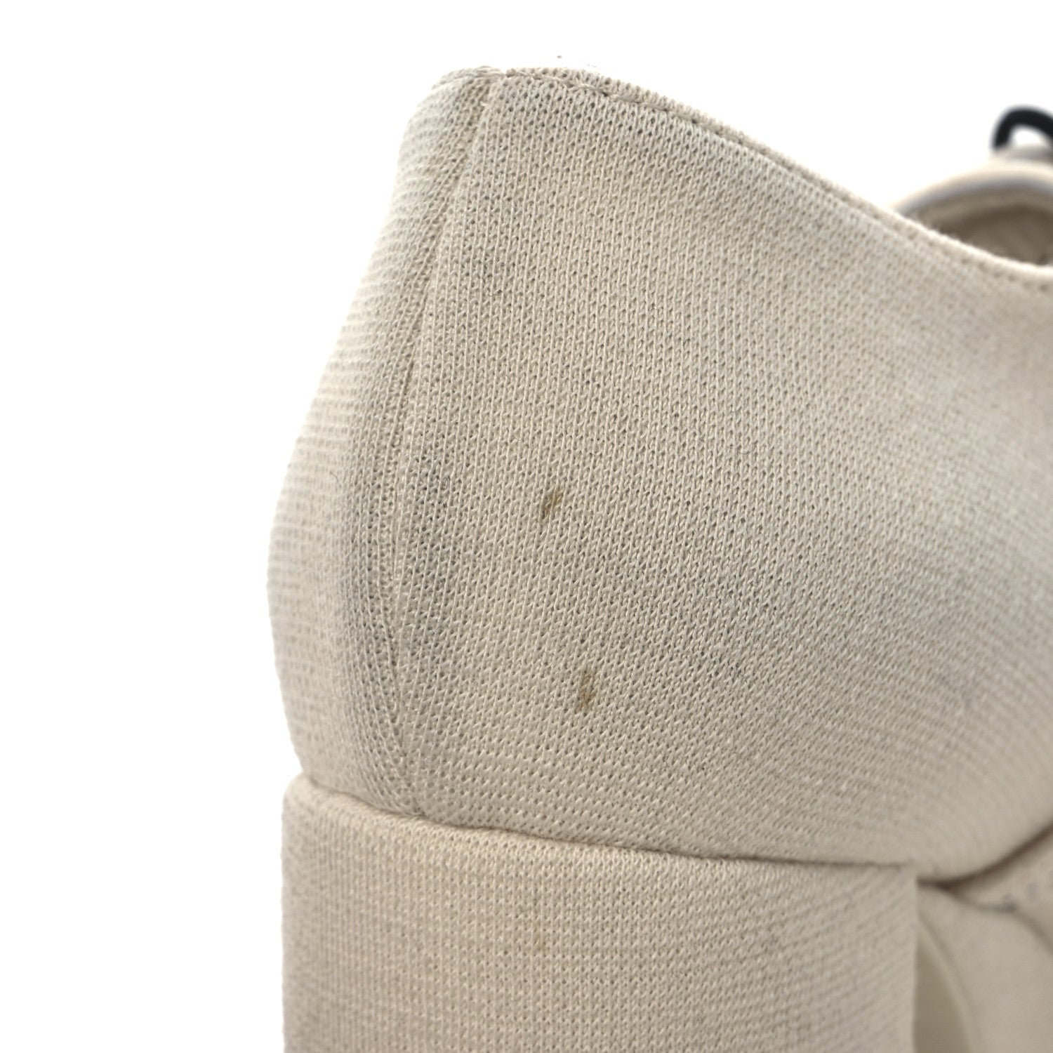 Canvas Lace Up Oxford Pumps 38 White Black