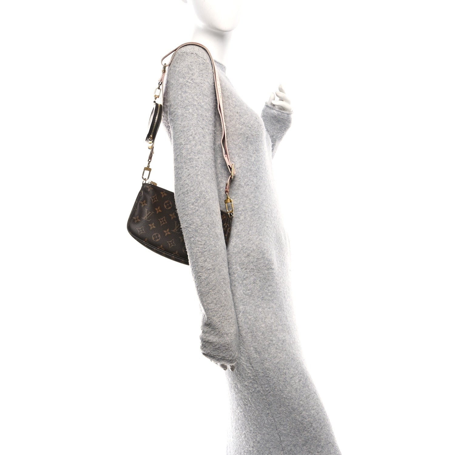 Monogram Multi Pochette Accessories Large Pochette Rose Clair