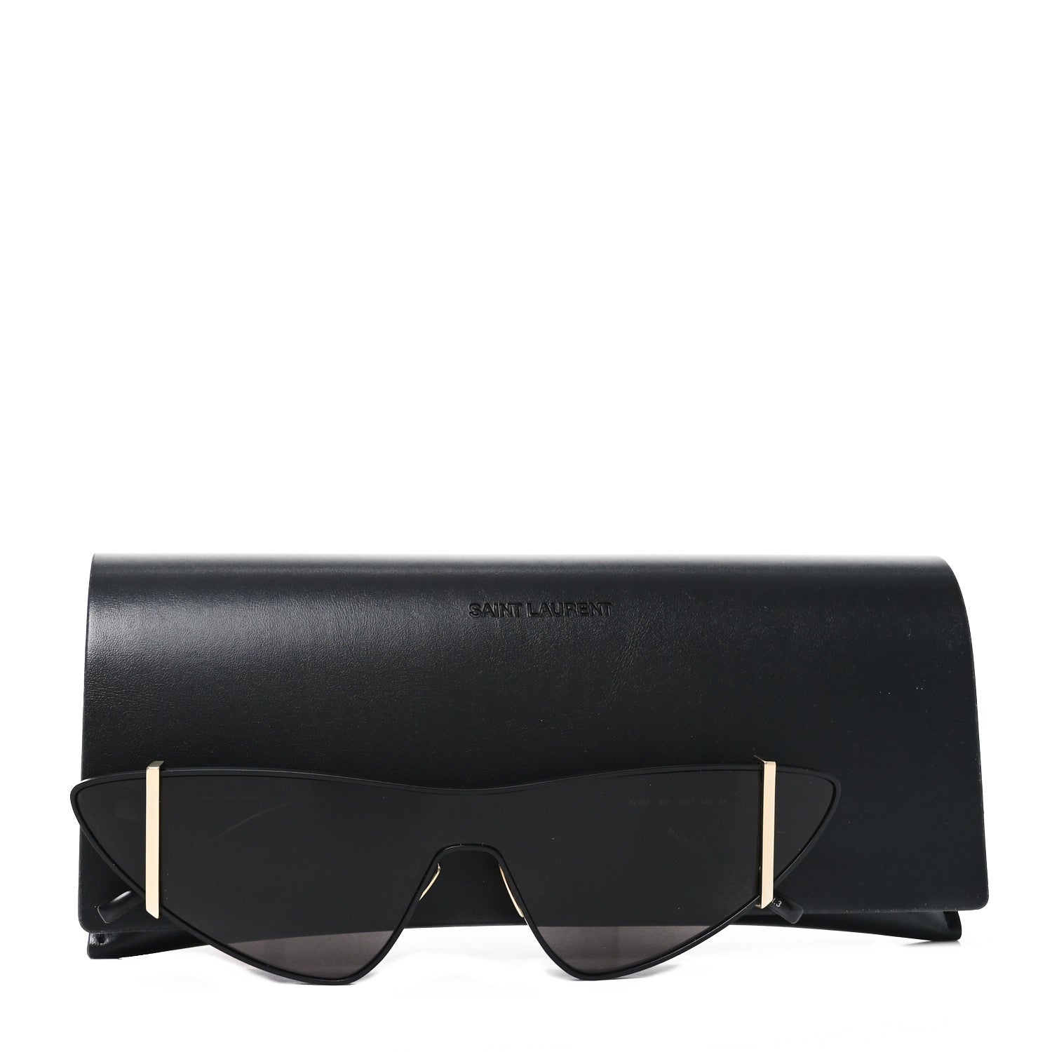 Metal Cat Eye SL536 Sunglasses Black