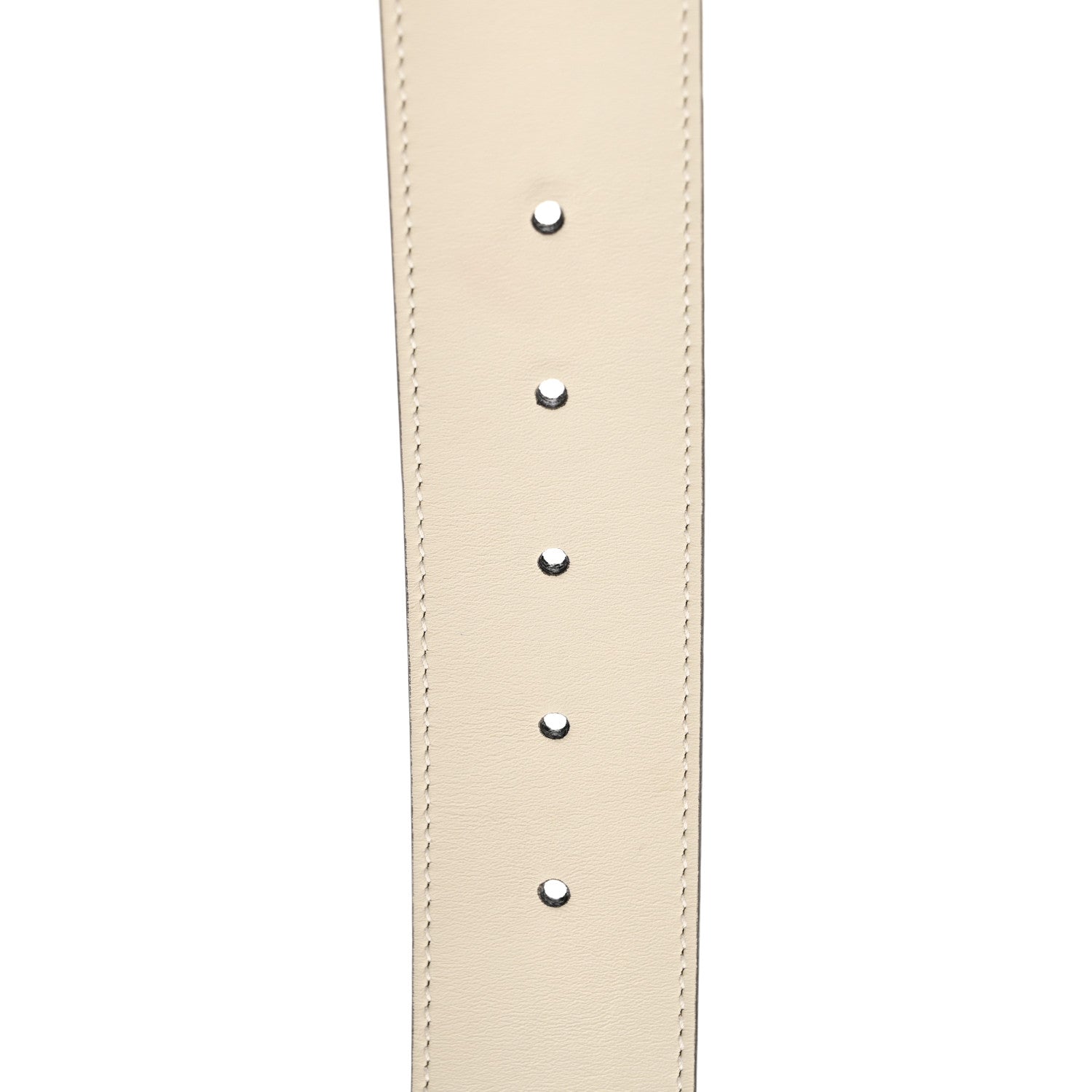 Calfskin Double G 40mm Belt 70 28 Mystic White