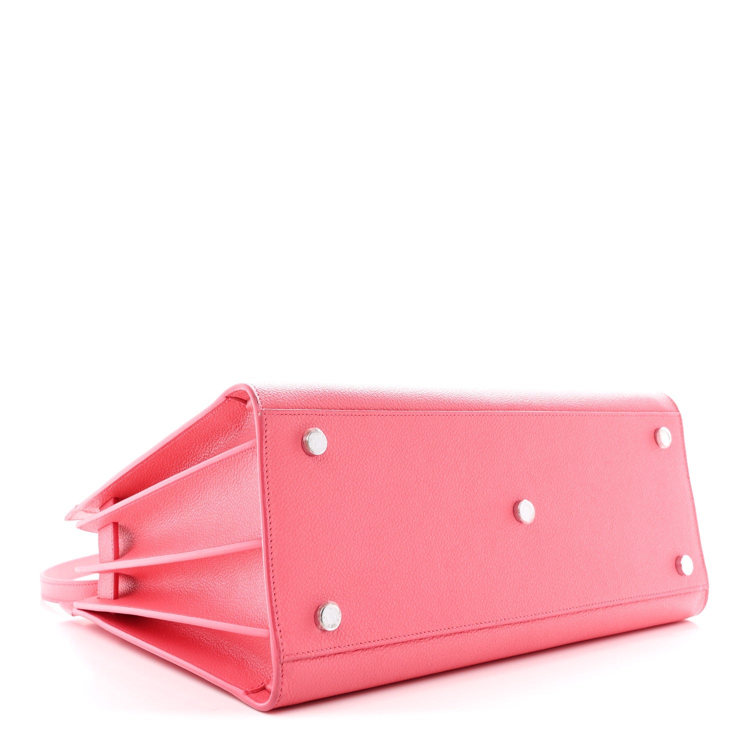 Grained Calfskin Small Sac De Jour Rose Clair